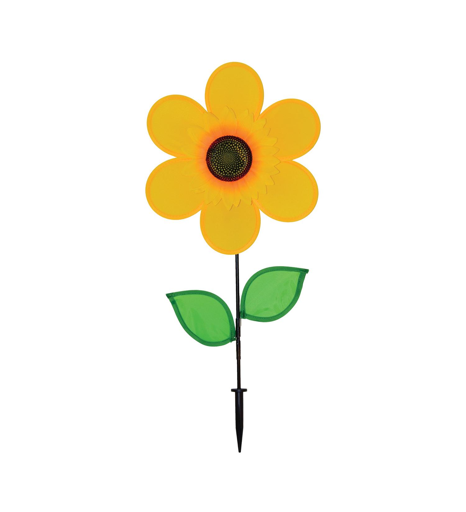 Yellow Sunflower Wind Spinner - 12 Inch In the Breeze 2791 - Buy Online on GoSupps.com