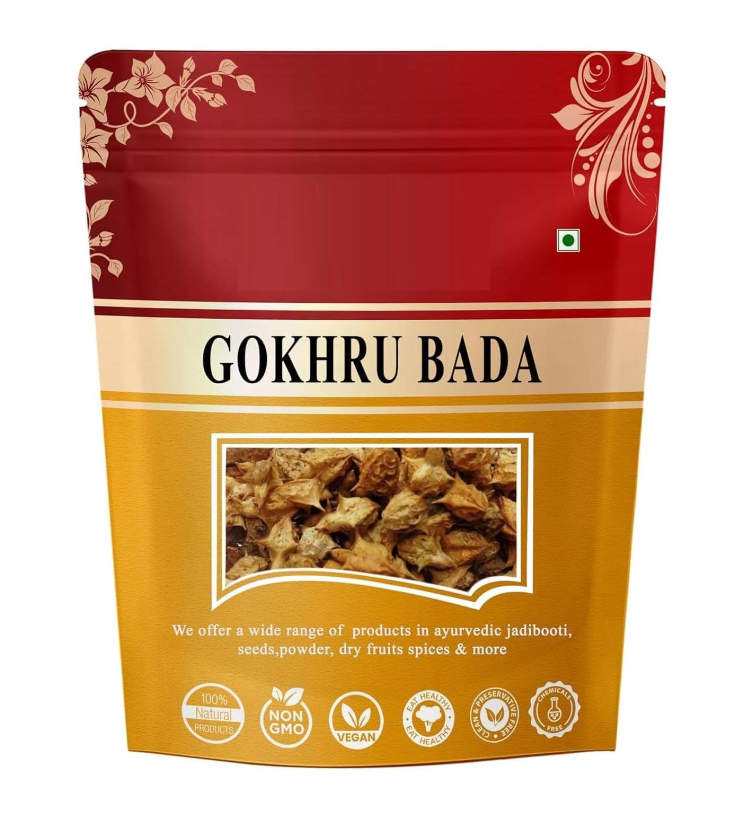 DK Gokhru Bada Pedalium Murex Large Caltrops Natural 100g - Buy Online on GoSupps.com