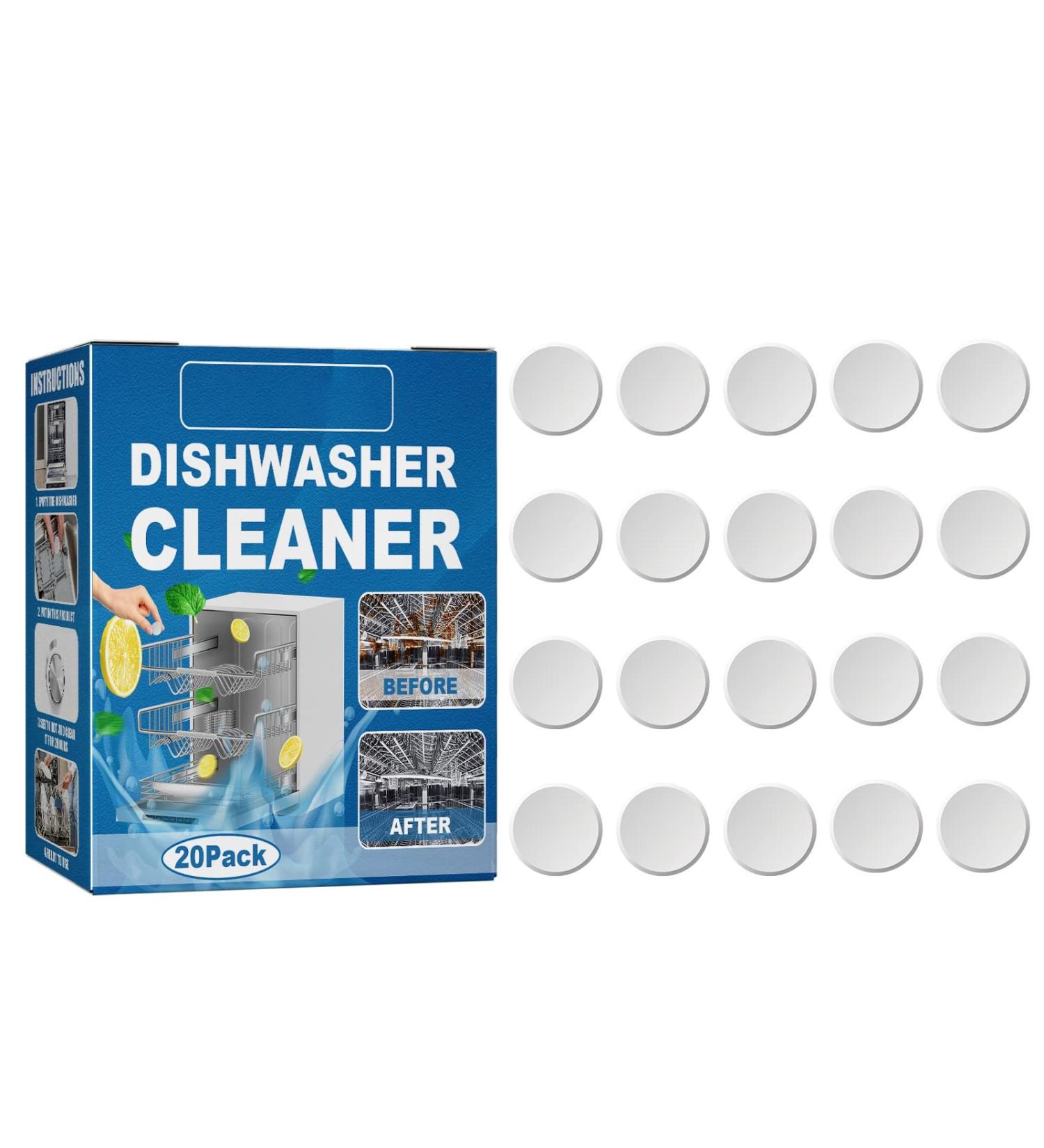 Dishwasher Cleaning Tablet Dirt Remover Grease Remover Scale Remover Special Maintenance Tablet For Dishwasher Cleaning Cleaners Household Spray Sky Blue 1 count (Pack of 1) - Buy Online on GoSupps.com