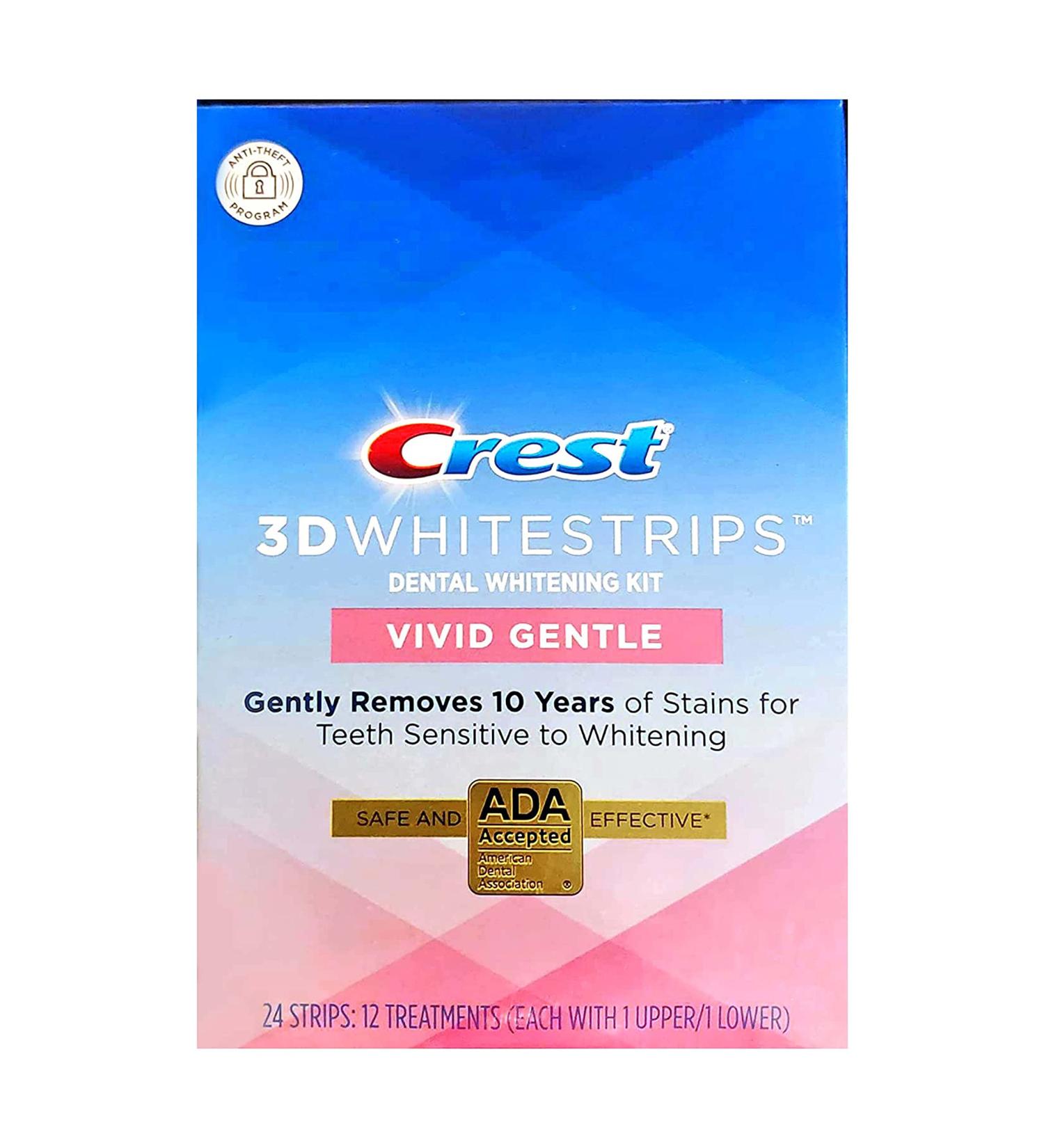 3D White Strips Vivid Gentle