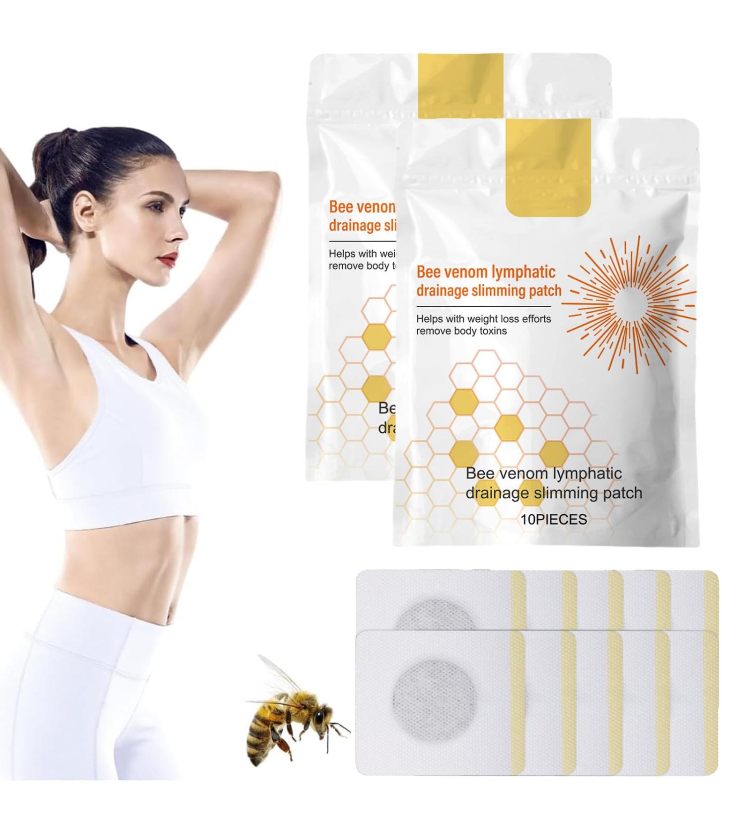 Buy Bee Venom Slimming Patches - Boost Metabolism & Enhance Vitality | 2 Bags - Buy Online on GoSupps.com