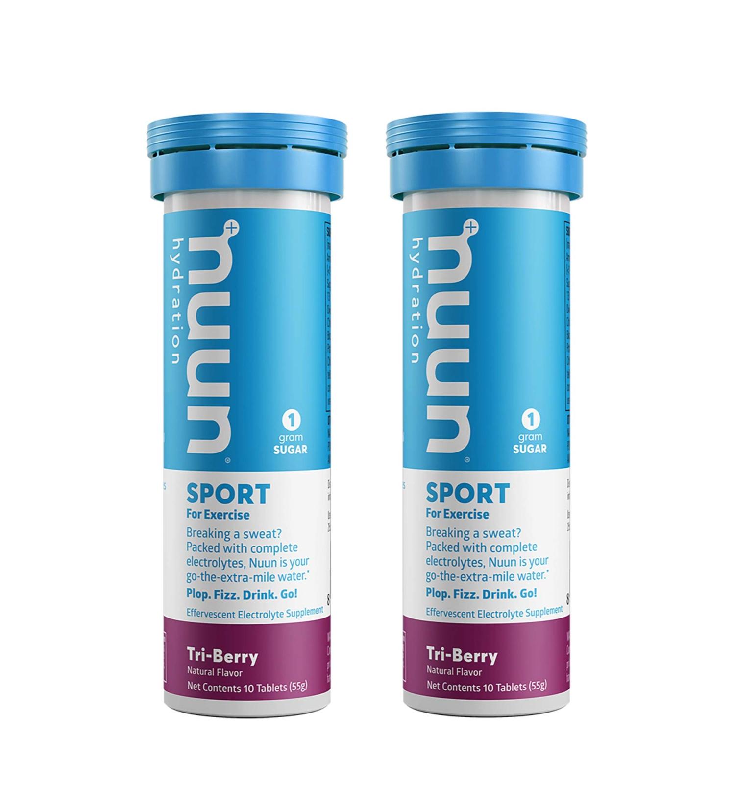 Nuun Bev Tube Tri Berry - Hydration Tablets | Boost Energy & Flavor | Buy Online Worldwide - Buy Online on GoSupps.com