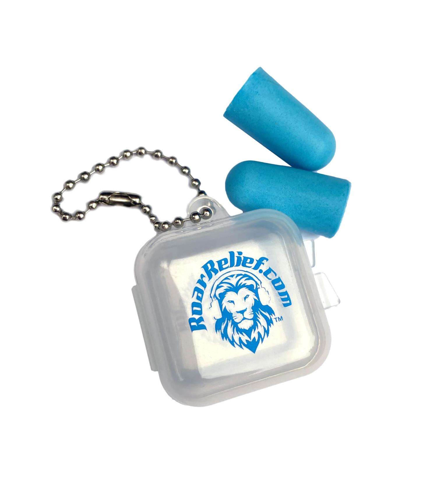 Buy Reusable Soft Foam Earplugs for Football & Concerts | 32 NRR | Carrying Case Included - Buy Online on GoSupps.com