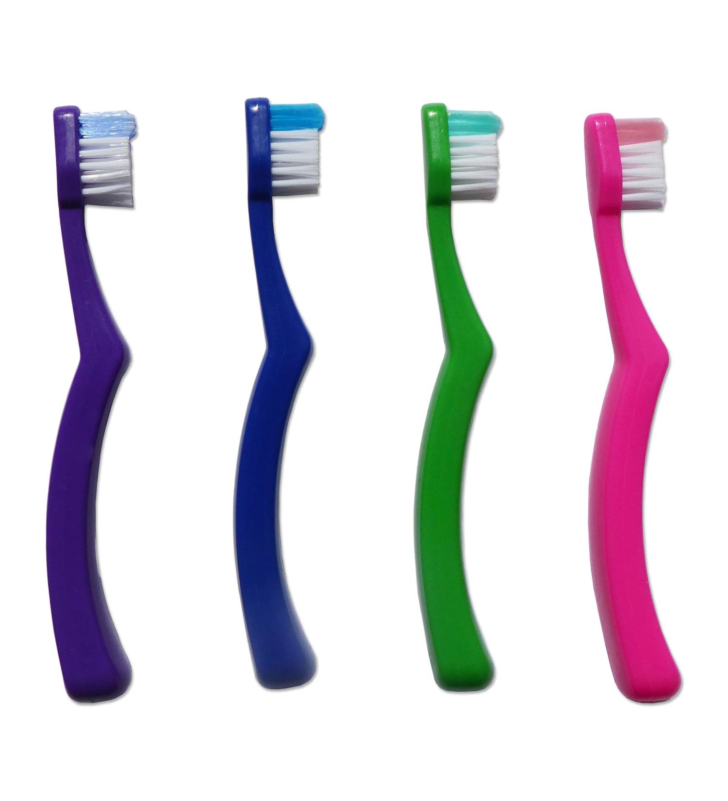 Tiny Teeth Toddler Toothbrush Set - 4 Small Children's Brushes for Kids 1-5 Years - Buy Online on GoSupps.com