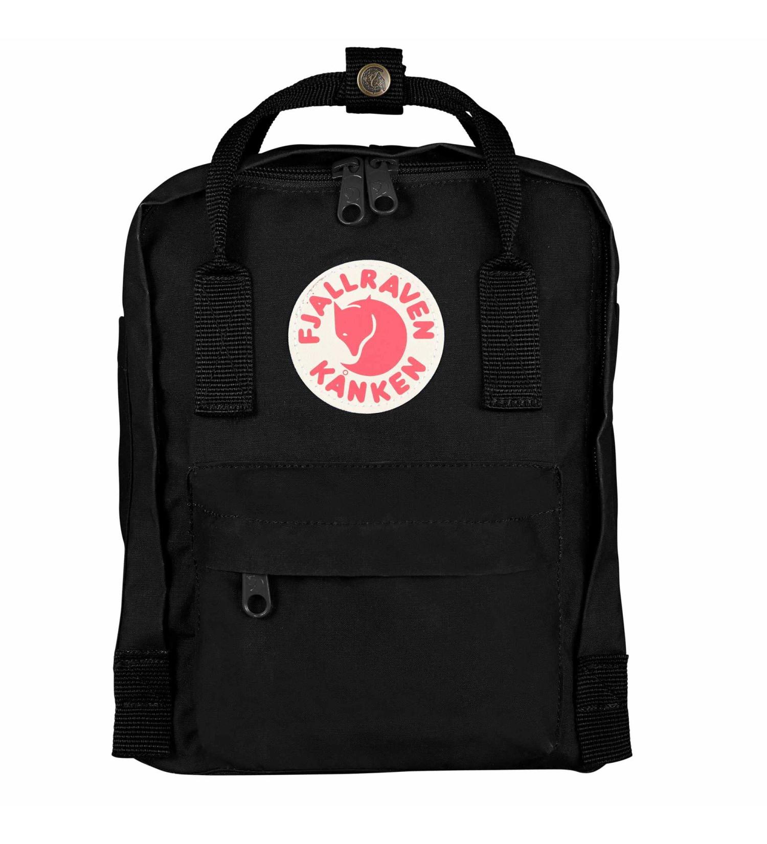 Fjallraven Women's Kanken Mini Backpack in Black - Stylish and Practical - Buy Online on GoSupps.com
