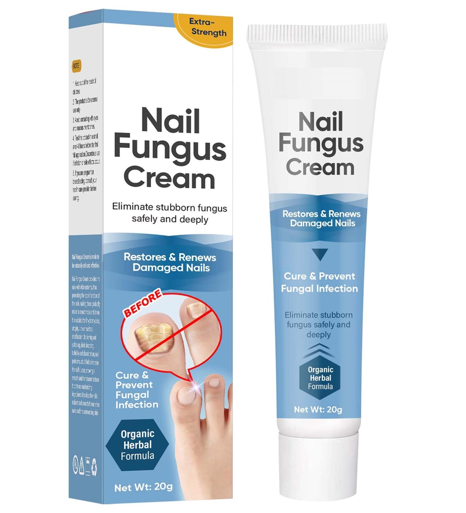 Nail Repair Cream: Maximum Strength Fungal Treatment for Toenails - Restores Healthy Appearance - Buy Online on GoSupps.com