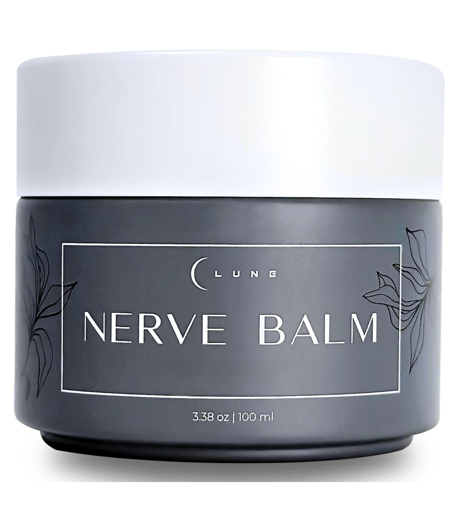 Lune Nerve Balm Neuropathy Cream for Burning, Tingling & Numbness in Feet & Hands | Natural Nerve Pain Relief Cream with Arnica, Vitamin B6 & Magnesium | 3.4 oz - Buy Online on GoSupps.com