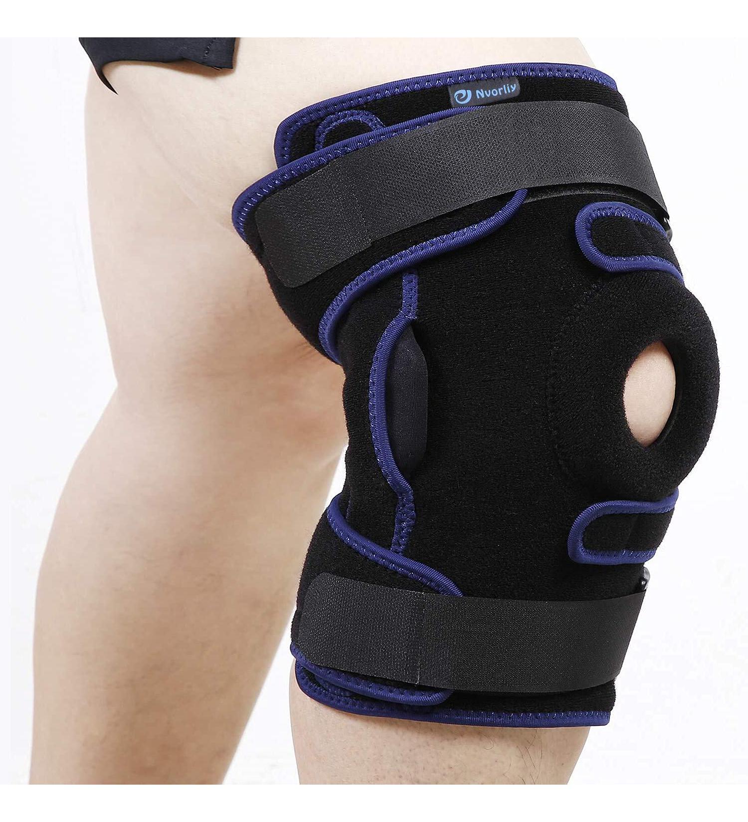 Nvorliy Plus Size XX-Large Hinged Knee Brace for Arthritis Support - Dual Strap Design for ACL, LCL, MCL Injuries - Meniscus Tear Relief & Post-Surgery Recovery - Men & Women - Buy Online on GoSupps.com