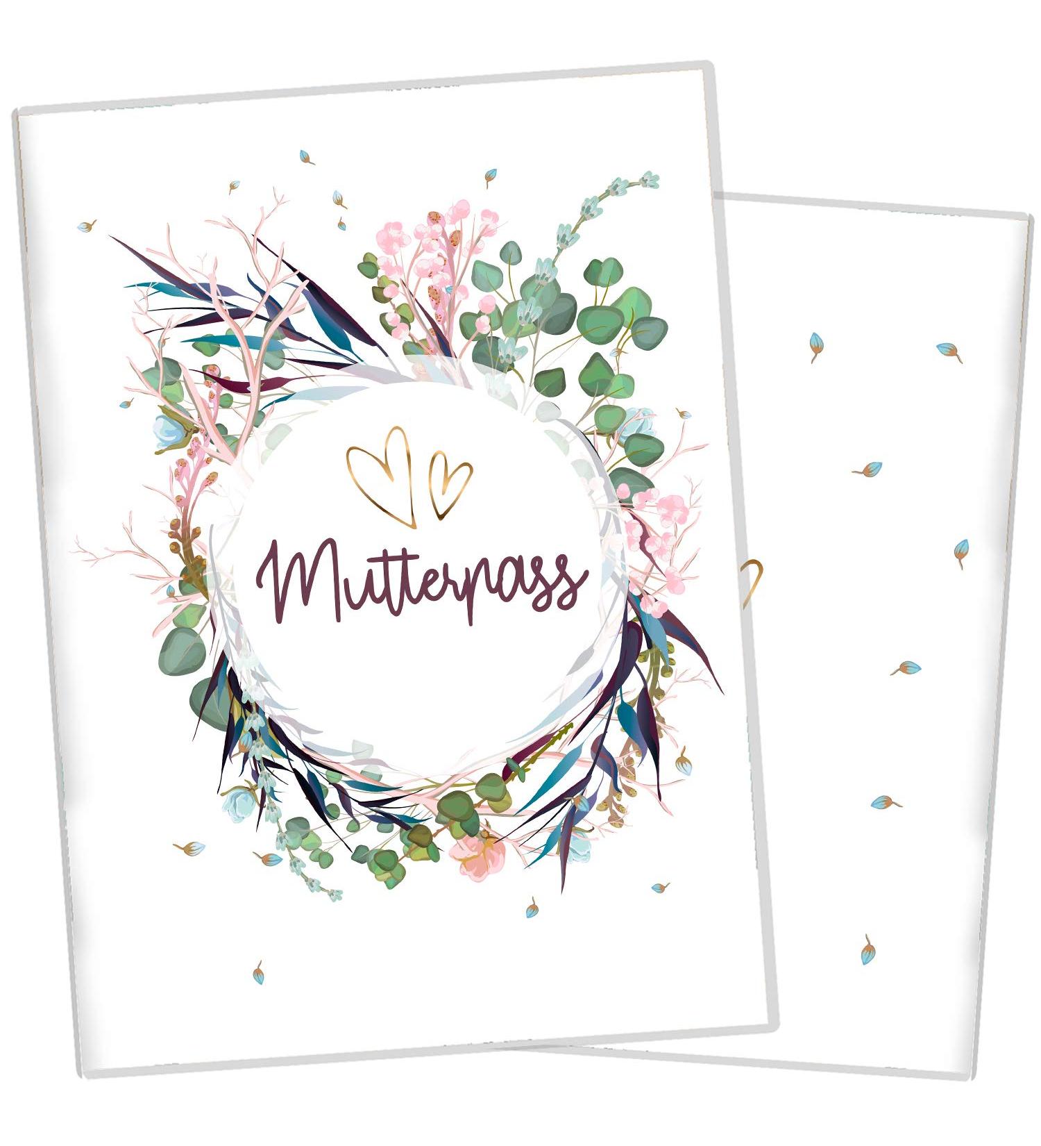 Cozy Raccoon 3-Part Mother s Passport | High-Quality Shell for German Mother Pass | Flower Party Design | Perfect Gift for New Moms in Germany - Buy Online on GoSupps.com