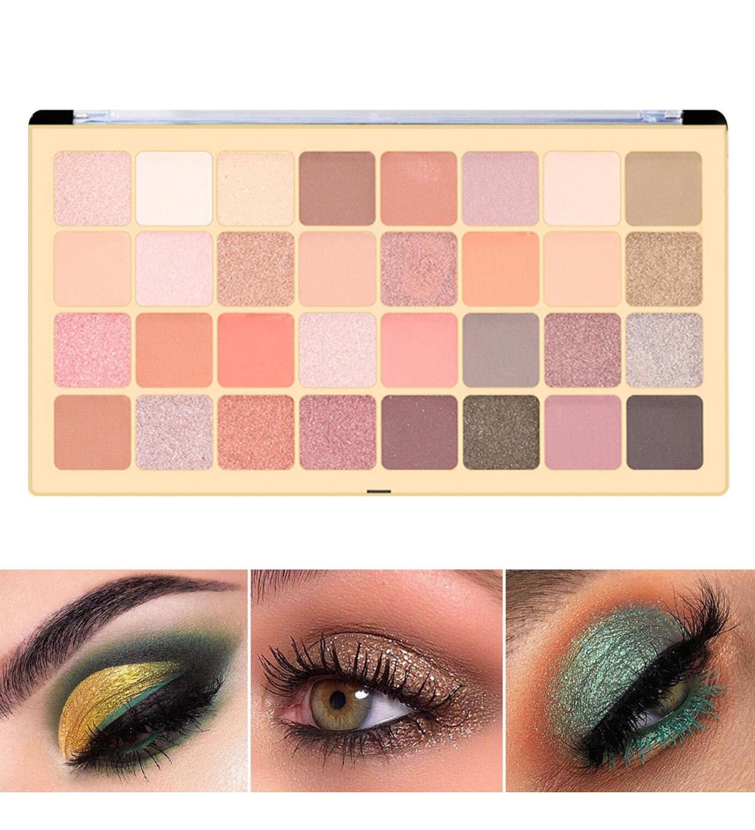 Eyeshadow Palette Set Pressed Eyeshadow Powder Palette - Blendable Long Lasting Waterproof Makeup Eyeshadow Cosmetics Halloween Makeup Kit for Women Shzons 02# - Buy Online on GoSupps.com