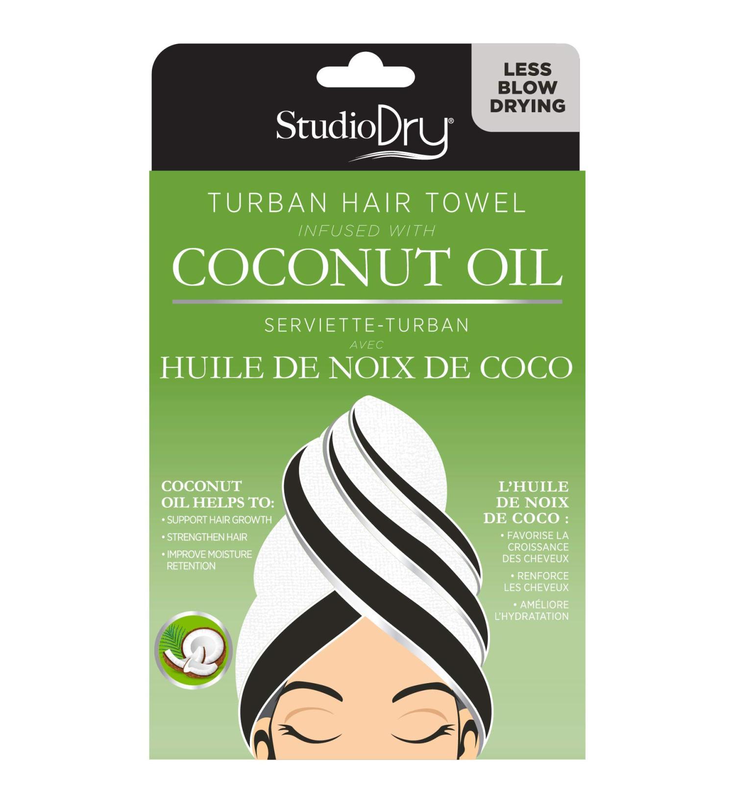 Coconut Oil Infused Turban Hair Towel by Danielle Creations - Buy Online on GoSupps.com