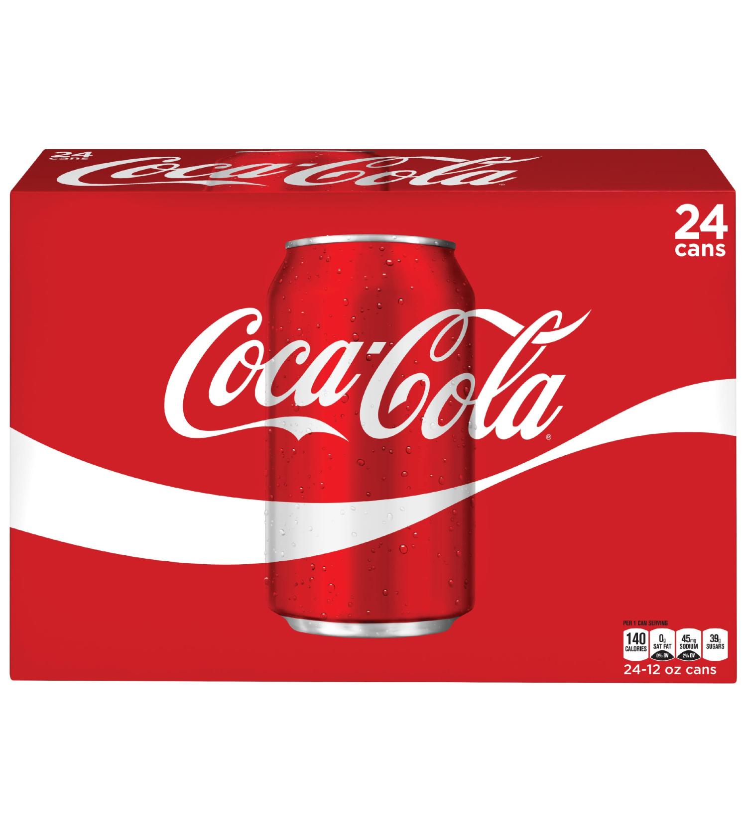 Coca-Cola Original Taste | Sparkling Soft Drink | Great Coke Taste | 330ml Cans | (Pack of 24) - Buy Online on GoSupps.com