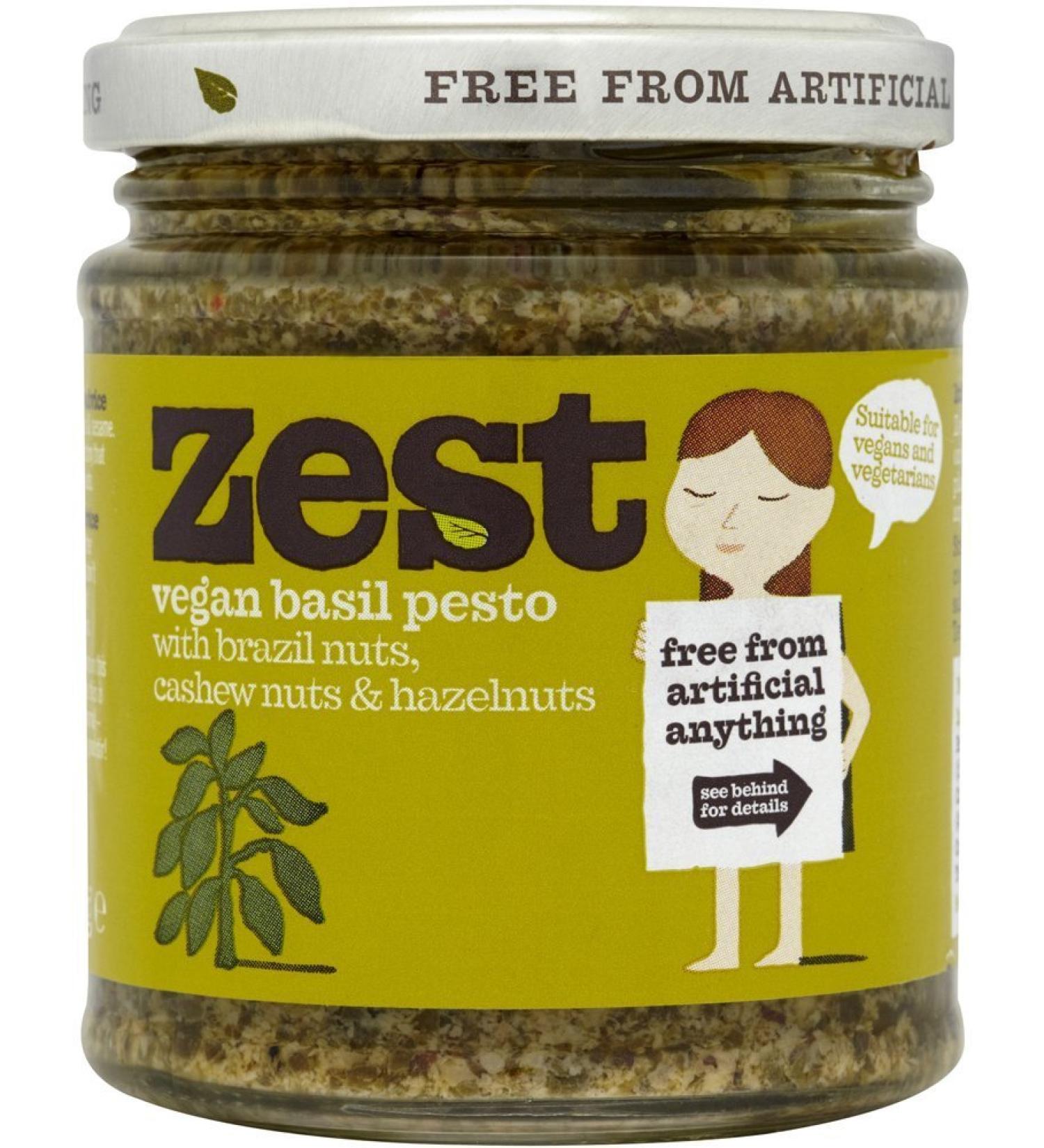 Zest | Basil Pesto Vegan | 6 x 340G