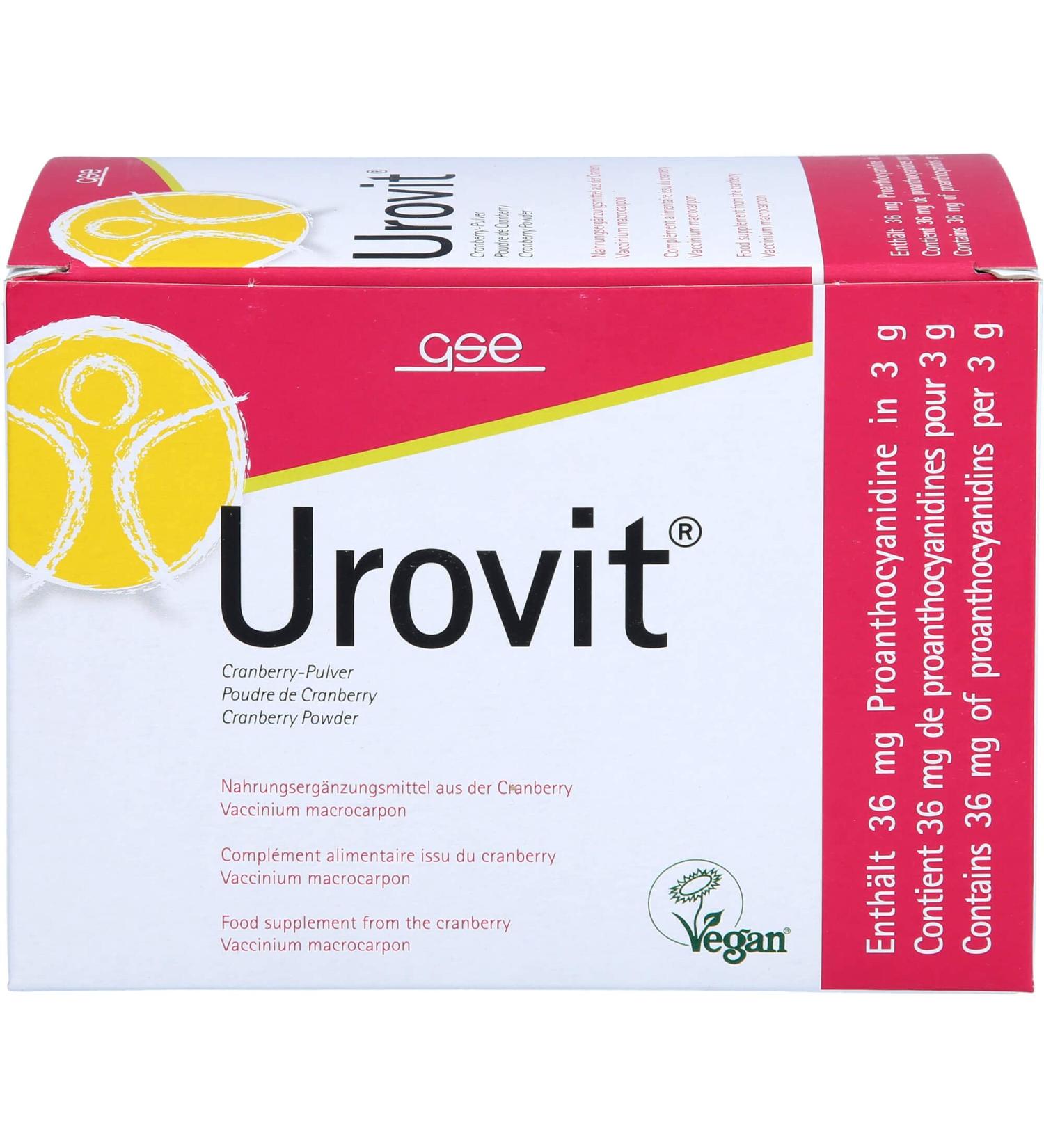 Urovit Cranberry Powder 30x3g - Natural Support for Urinary Health | Worldwide Shipping - Buy Online on GoSupps.com