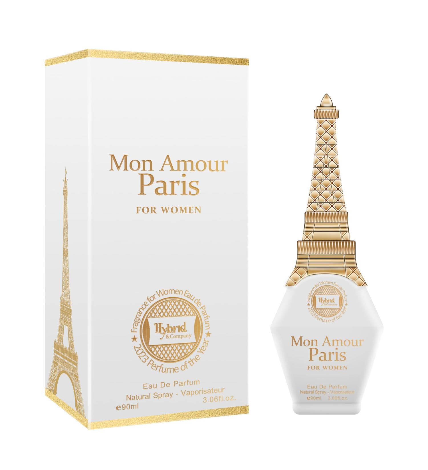 Hybrid & Company Mon Amour Paris Fascinating Fragrance for Women Eau De Parfum Natural Spray Elegant Scent 3.04 Fl Oz - Buy Online on GoSupps.com