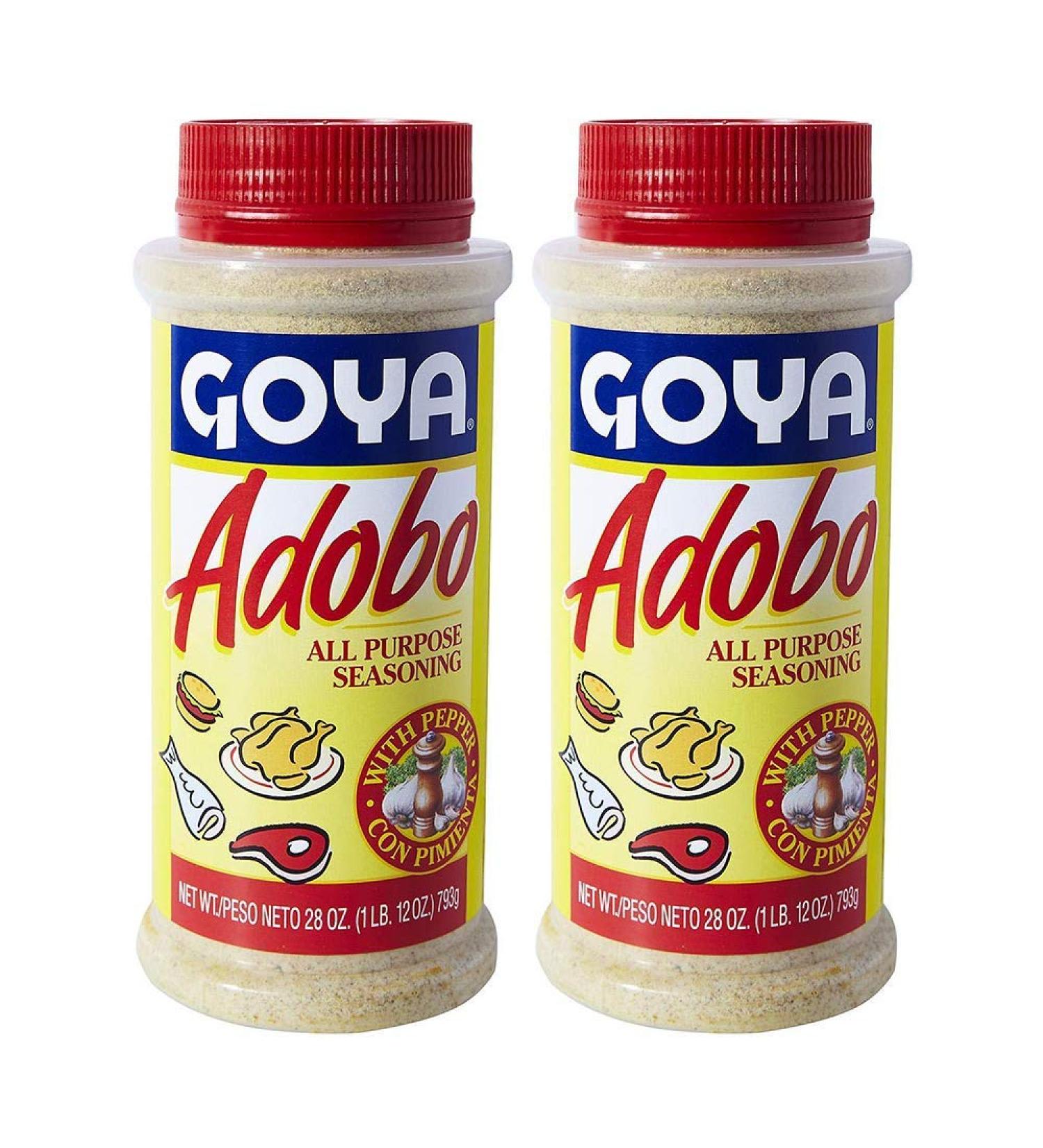 Goya Adobo with Pepper All Purpose Seasoning 28.0 OZ - Pack of 2 | Buy Online - Buy Online on GoSupps.com