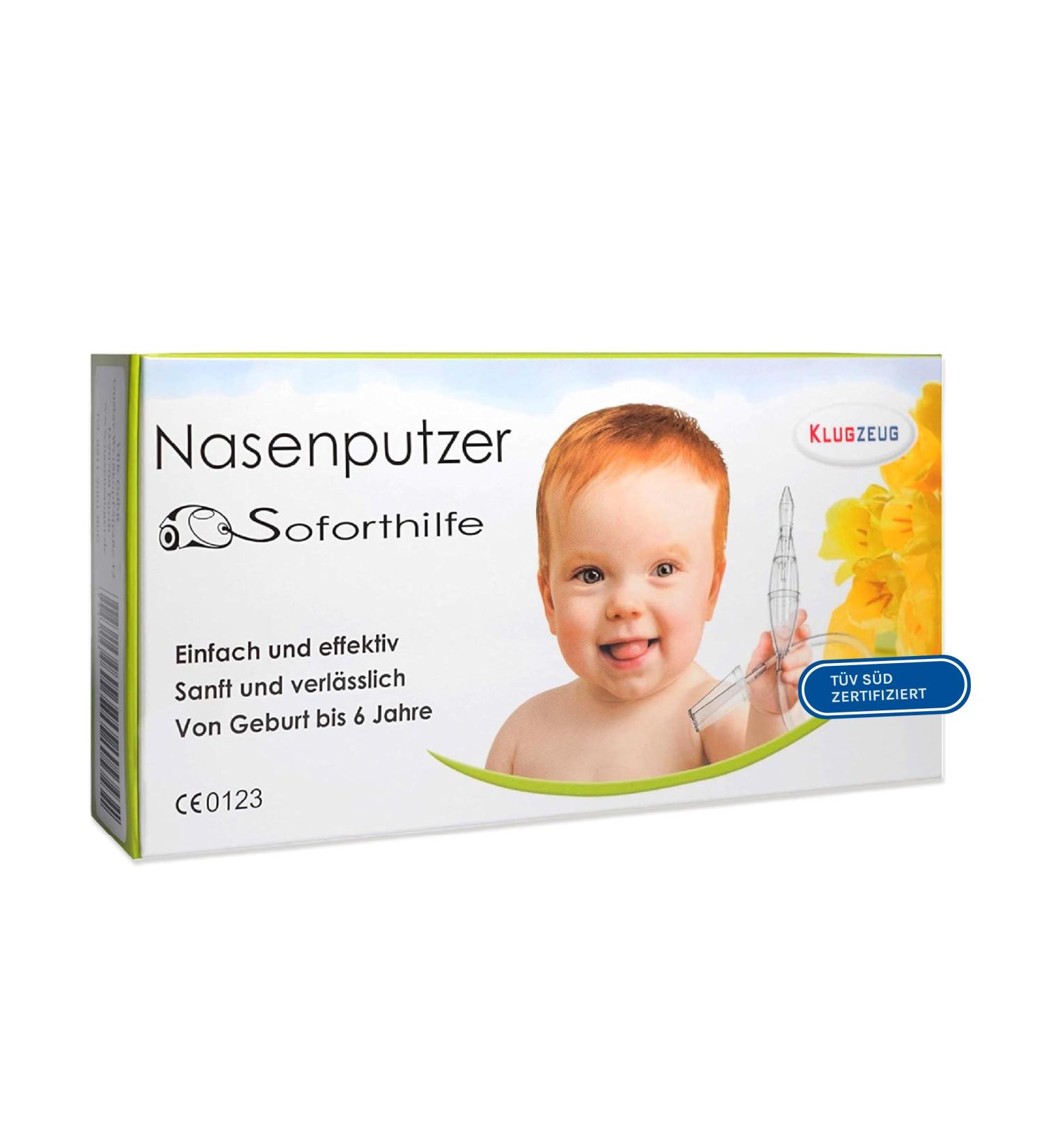 Klugzeug Baby Nasal Aspirator - Gentle Nasal Aspirator for Infants | Fast International Shipping - Buy Online on GoSupps.com