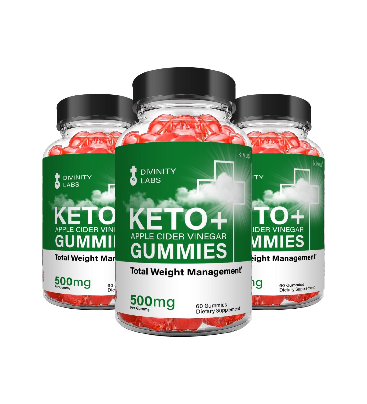 Divinity Labs Keto - Divinity Labs Keto Apple Cider Vinegar Gummies (3 Pack 180 Count) 60 Count (Pack of 3) - Buy Online on GoSupps.com