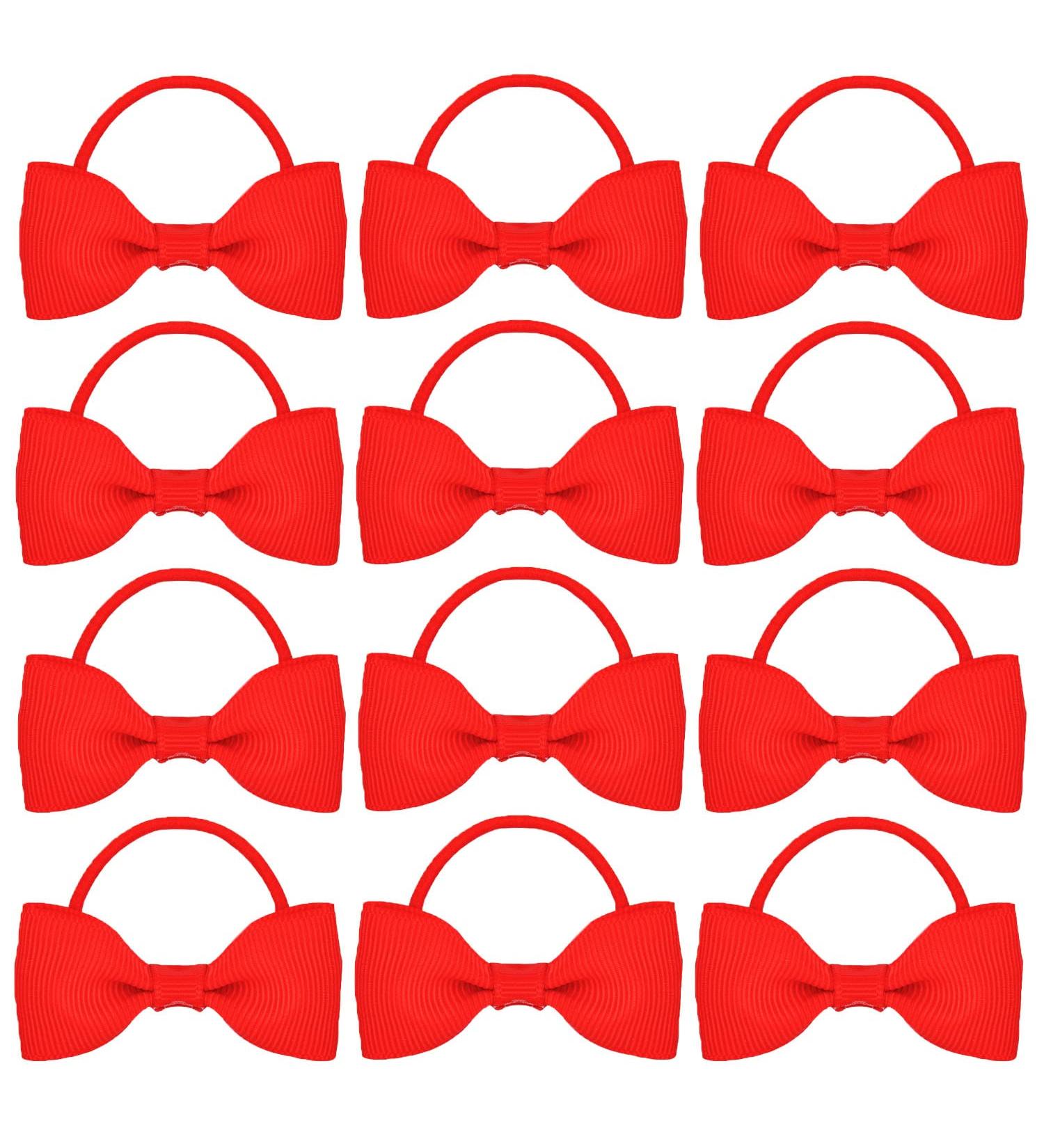 12-Piece Cute Baby Girls Grosgrain Ribbon Hair Bows Ties - Perfect for Toddlers & Little Girls - Buy Online on GoSupps.com