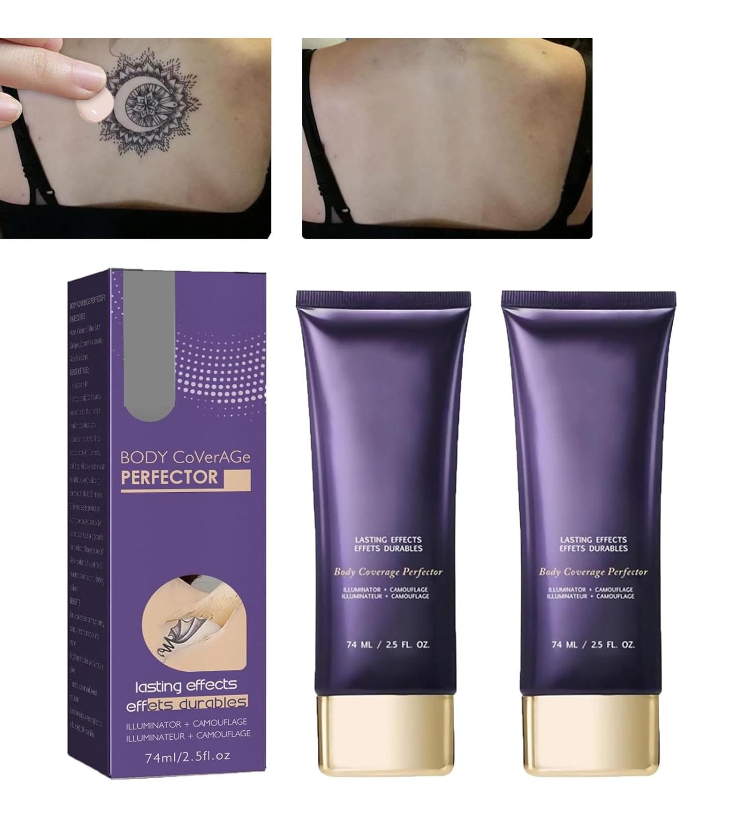 Coverpro Body Concealer Body Concealer Lotion Body Concealer for Scars Body Concealer with Sun Protectionm Body Concealer for Tattoos Full Coverage Long Lasting & Waterproof (2PCS) - Buy Online on GoSupps.com