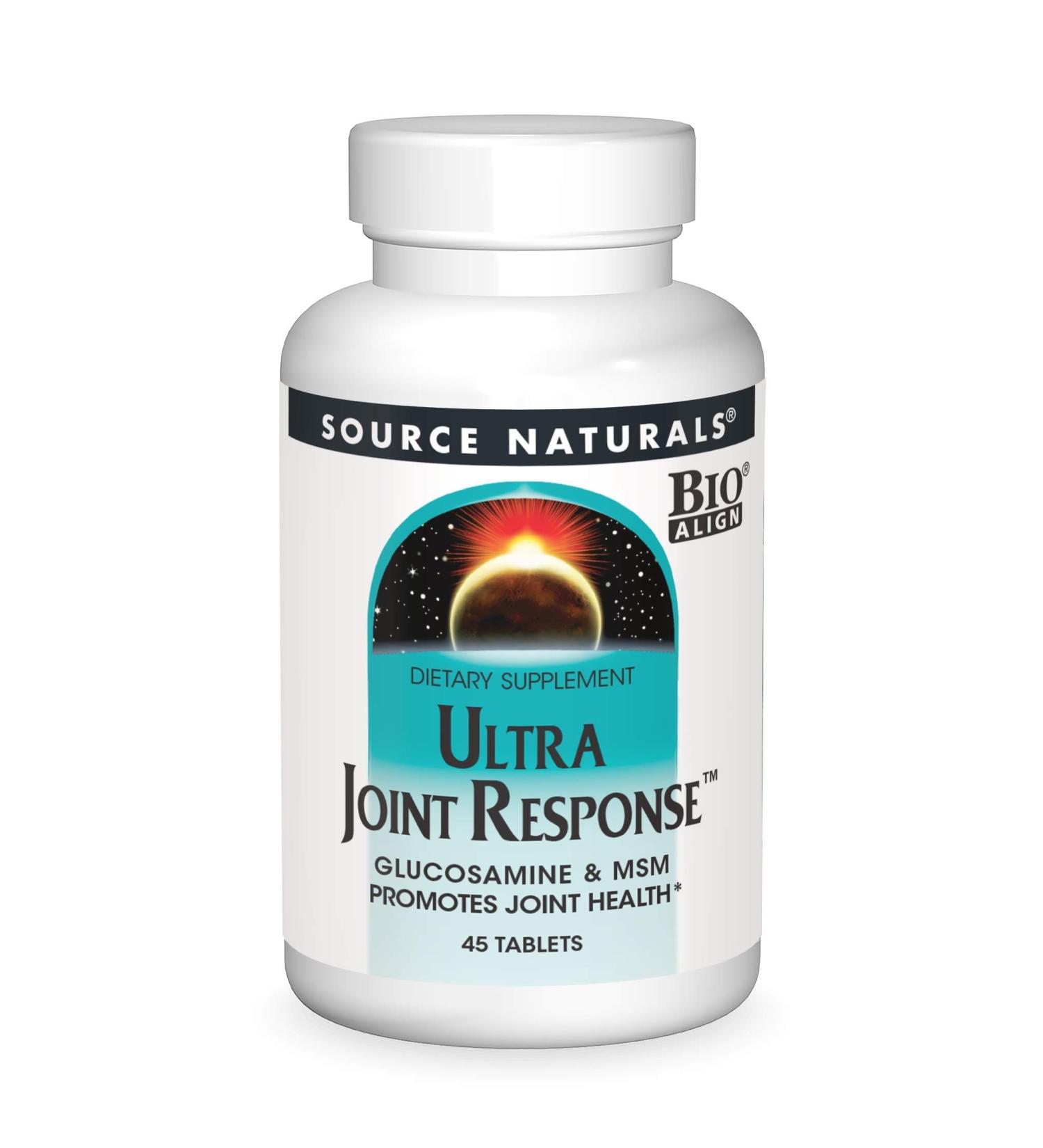 Source Naturals Ultra Joint Response 45 Tablets - Fast-Acting Joint Support Formula - Buy Online on GoSupps.com