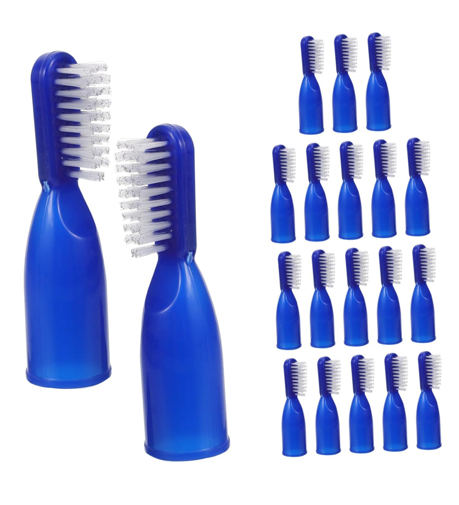 Hoement 20-Pack Mini Toothbrush Set - Small Household & Travel Toothbrushes with Finger Cover - Ideal for Home & Travel Oral Hygiene - Buy Online on GoSupps.com
