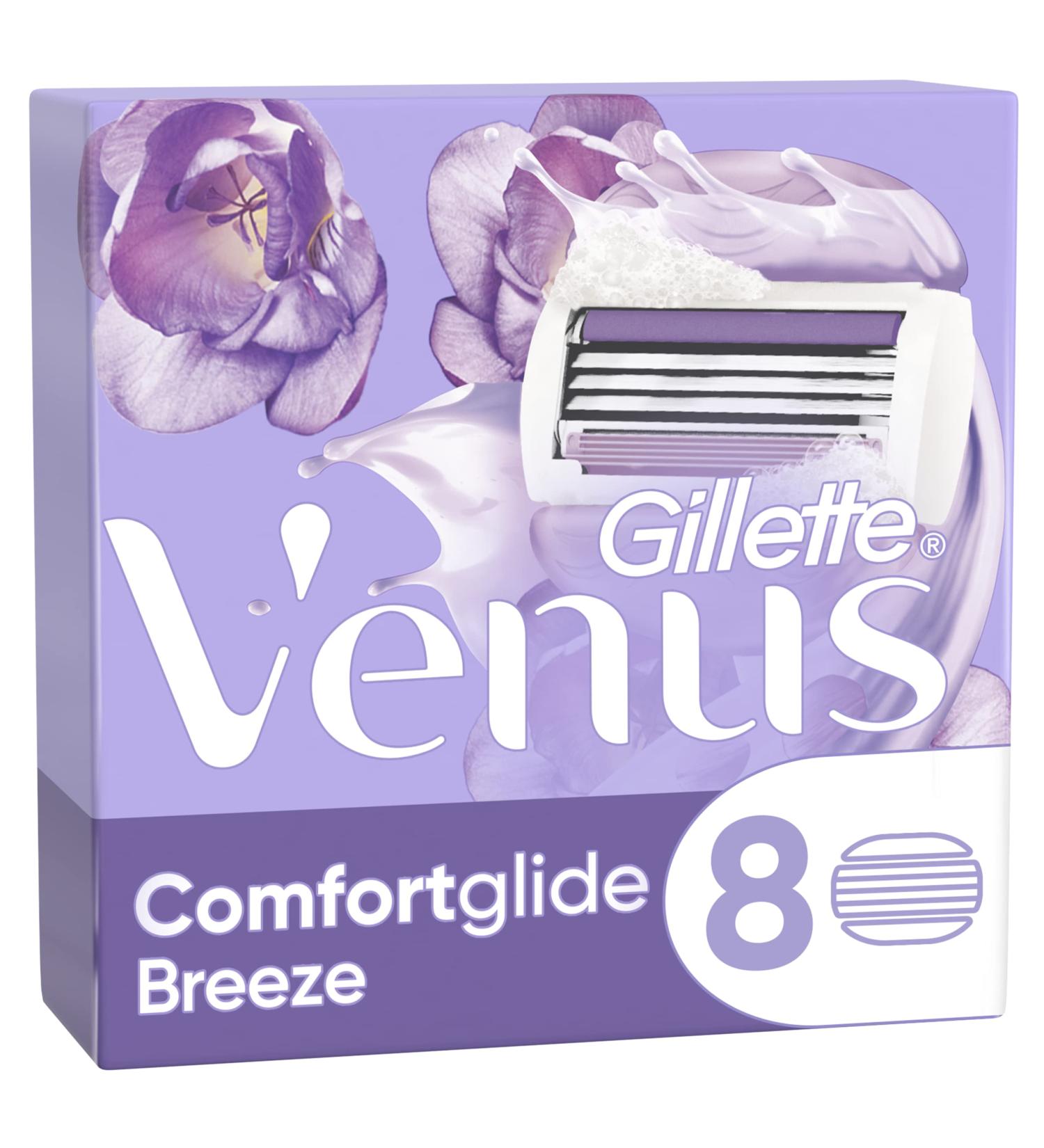 Buy Gillette Venus Breeze Razor Blades (8 Pack) - Smooth Shaving International Shipping Available - Buy Online on GoSupps.com