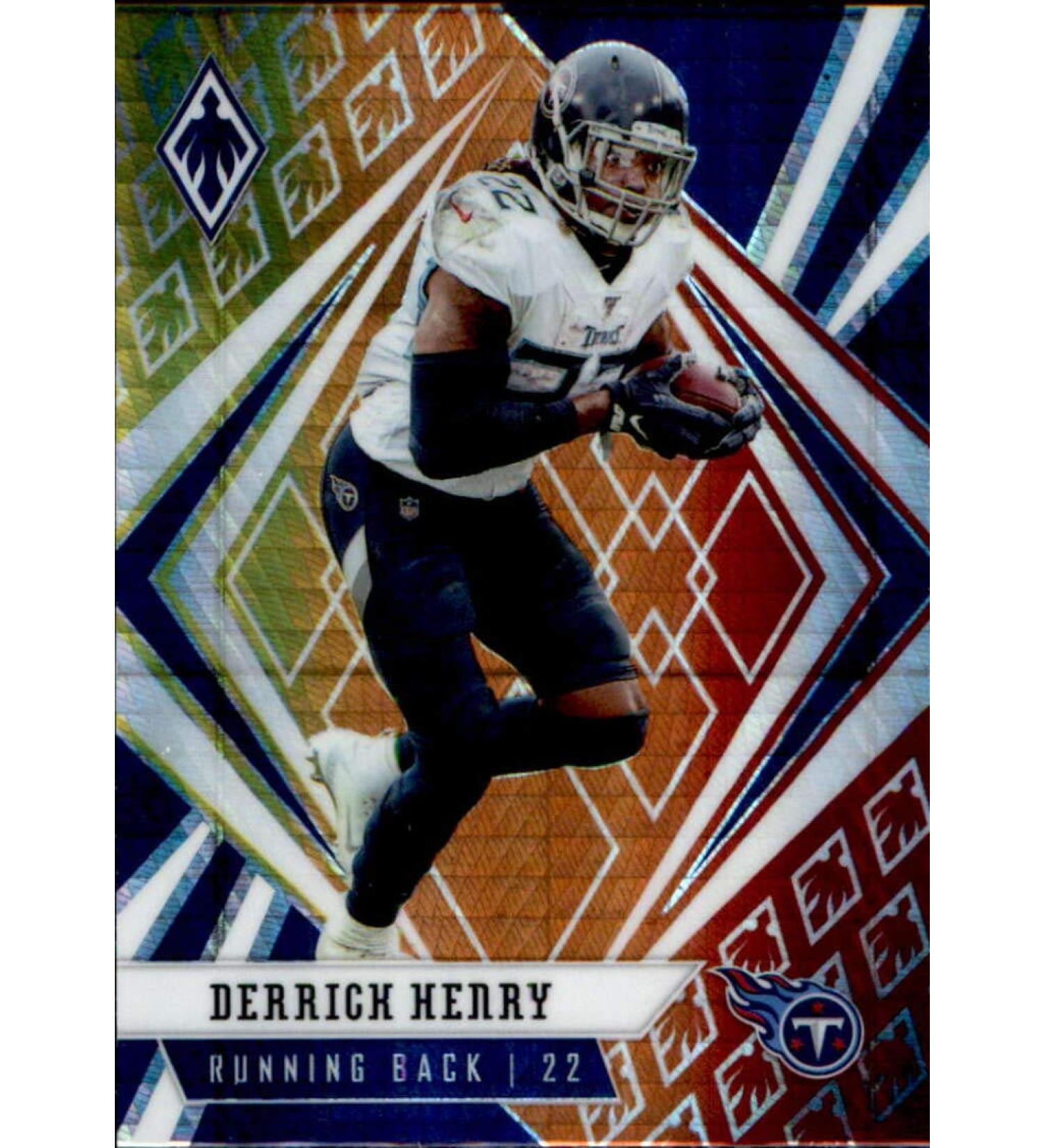 2020 Panini Phoenix Fire Burst #56 Derrick Henry Tennessee Titans Football Card