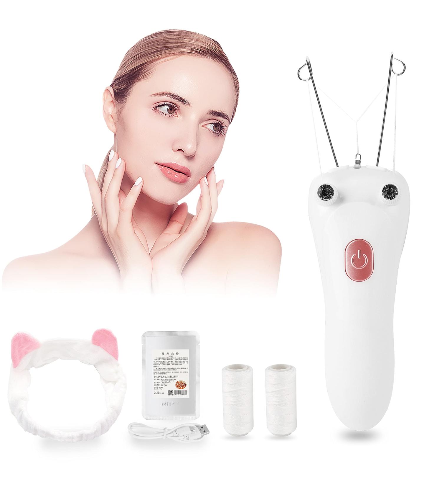 USB Rechargeable Face Epilator & Electric Eyebrow Threading Tool for Women - Buy Online on GoSupps.com