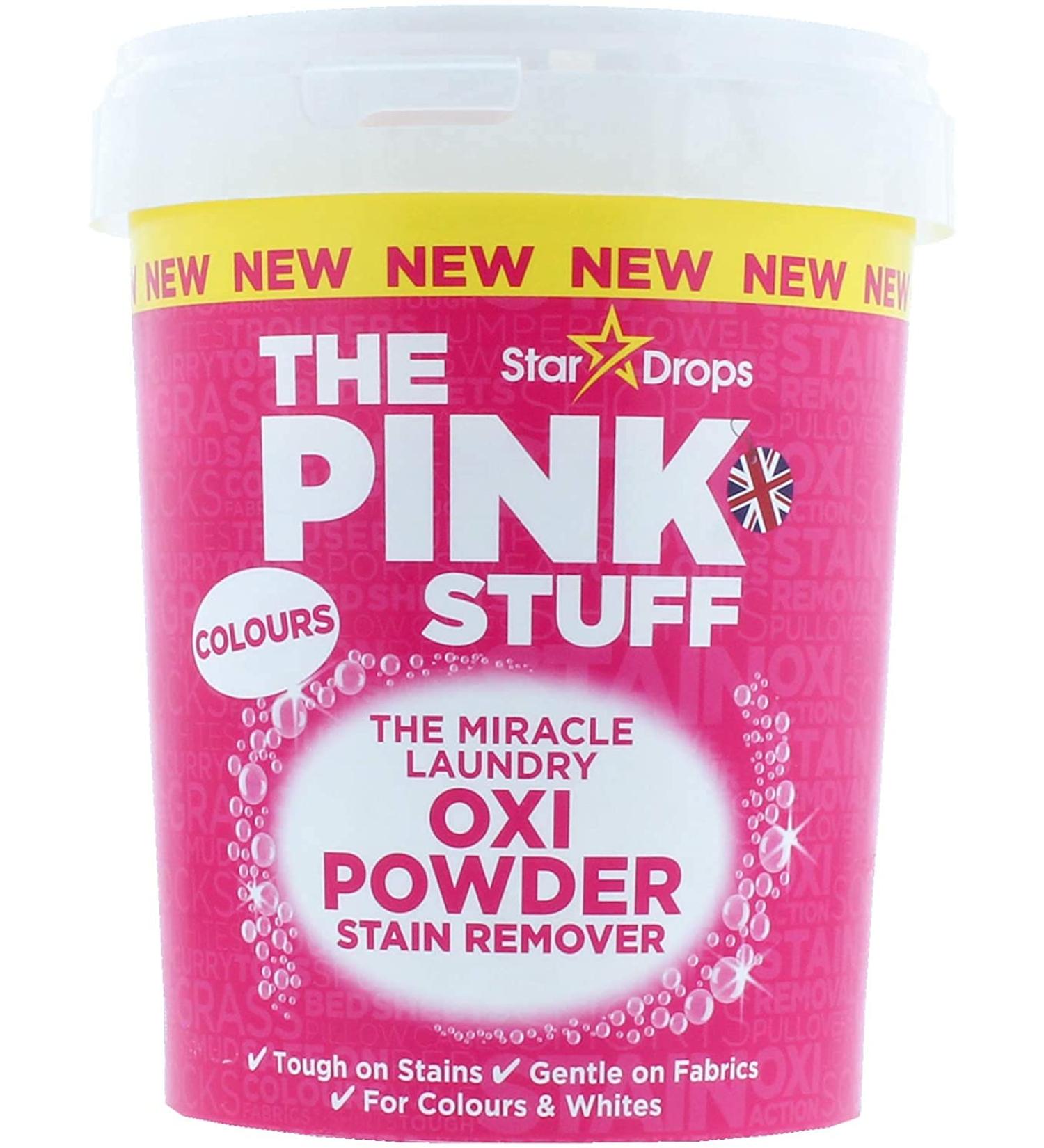 The Pink Stuff - The Miracle Laundry Oxi Powder Stain Remover for Colours 1KG