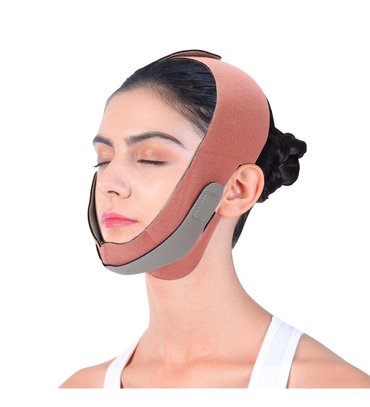 V-Line Face Lifting Firming Mask & Adjustable Double Chin Reducer | Women s Facial Toning Belt for Skin Firming - Buy Online on GoSupps.com