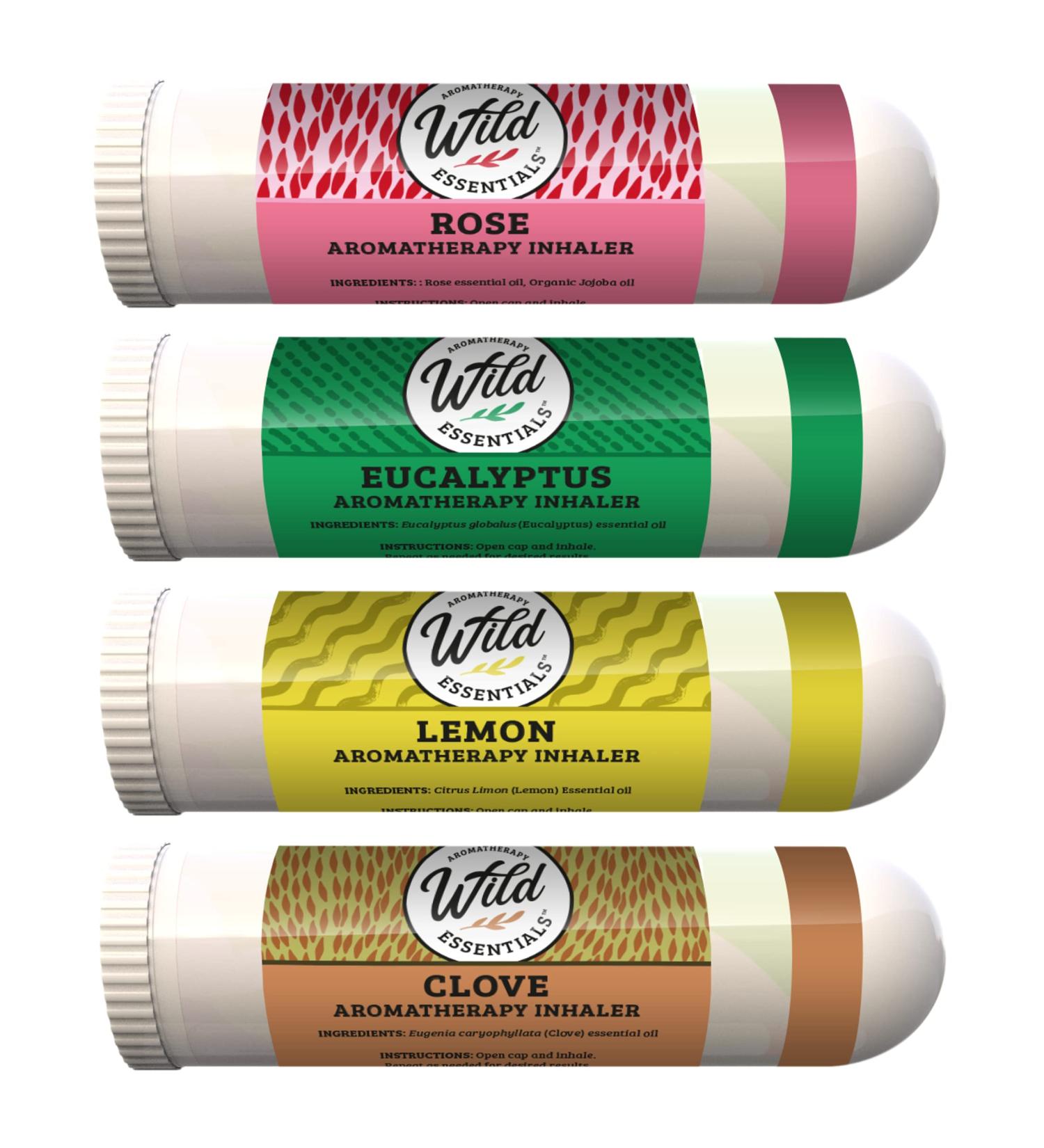 Wild Essentials Smell Training Kit | Nasal Inhalers with Pure Essential Oils | Made in USA | Olfactory Therapy & Aromatherapy for Loss of Smell - Buy Online on GoSupps.com