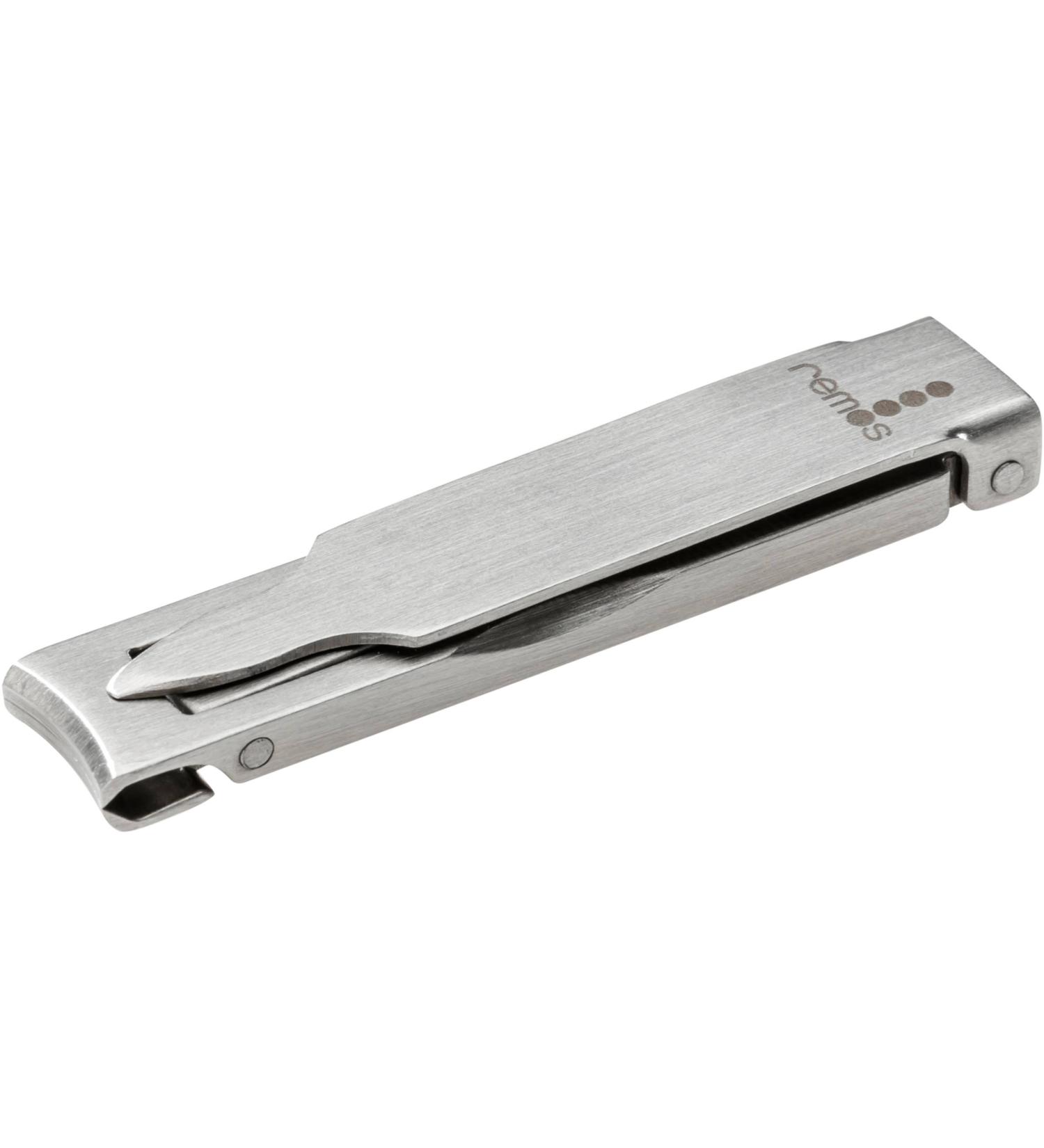 REMOS Stainless Steel Nail Clippers with Nail File Compact 6cm Design for Effortless Grooming | International Shipping - Buy Online on GoSupps.com