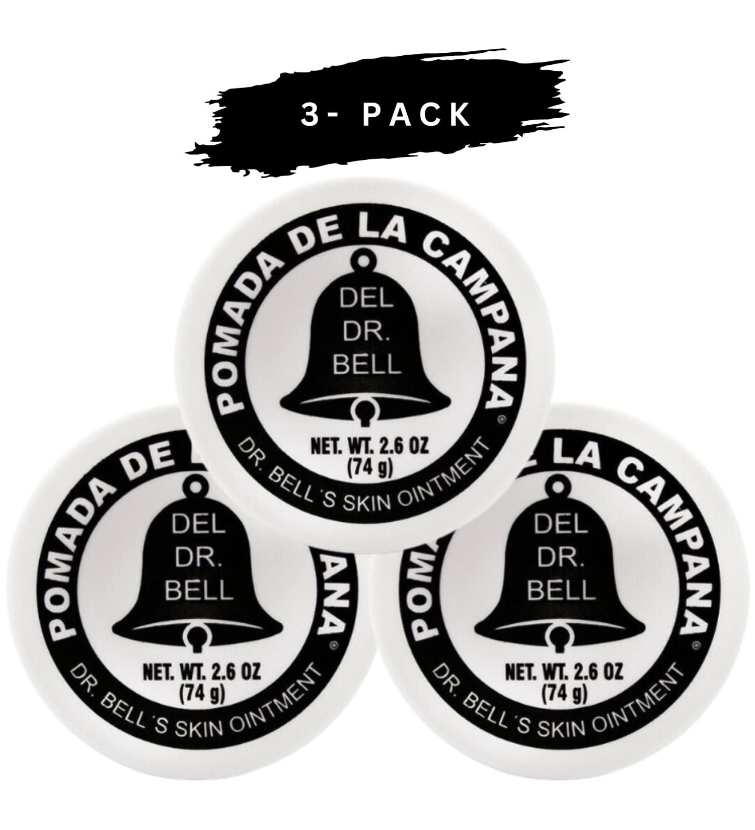 Dr. Bells Pomade - Pomada de la Campana 2.6 oz. (Pack of 3) - Hydrating Skincare Solution - Buy Online on GoSupps.com