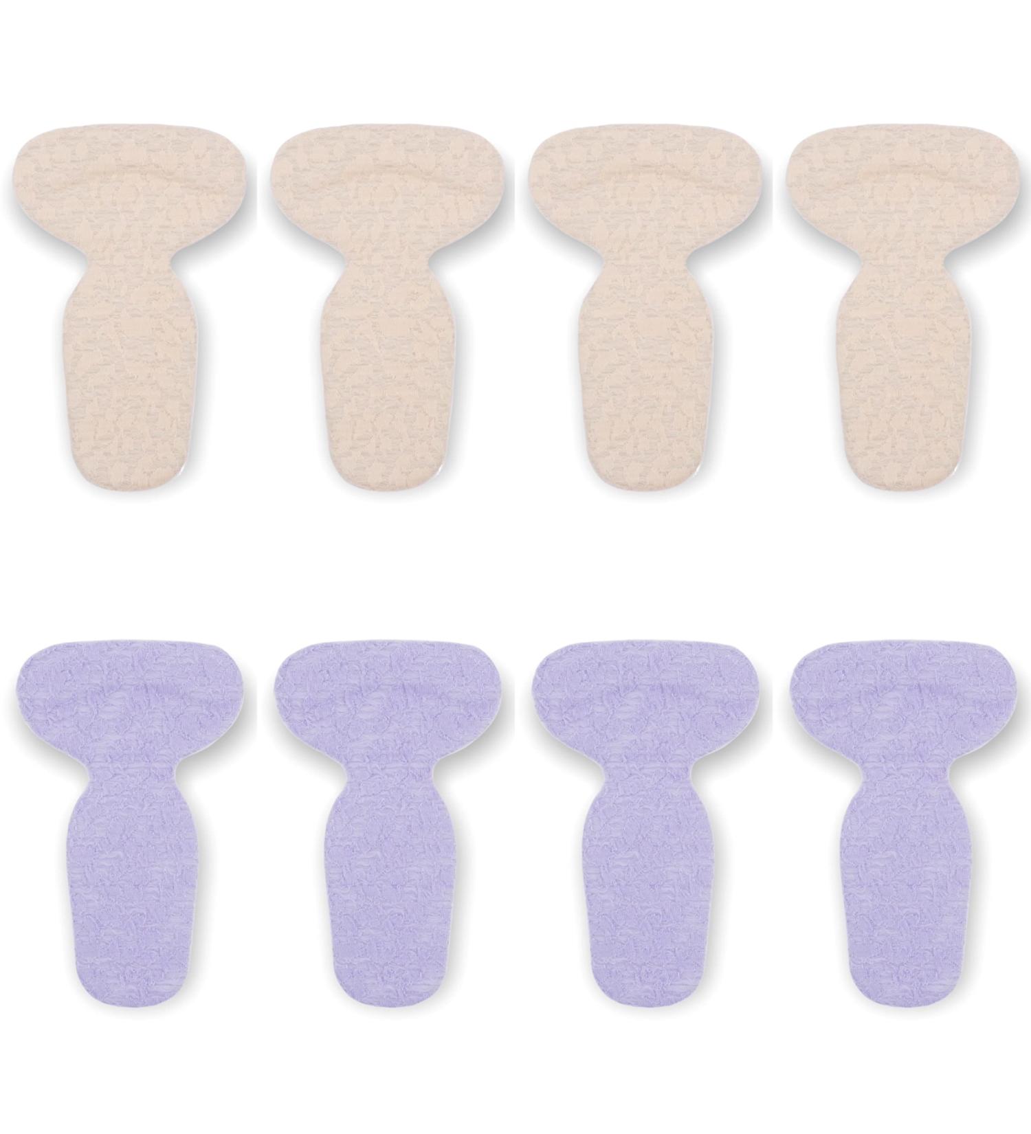 CB Silicone Heel Pads & Grips - 4 Pairs for Blister Prevention & Pain Relief | Slim Inserts for Oversized Shoes | Unisex Lace Liners - Buy Online on GoSupps.com