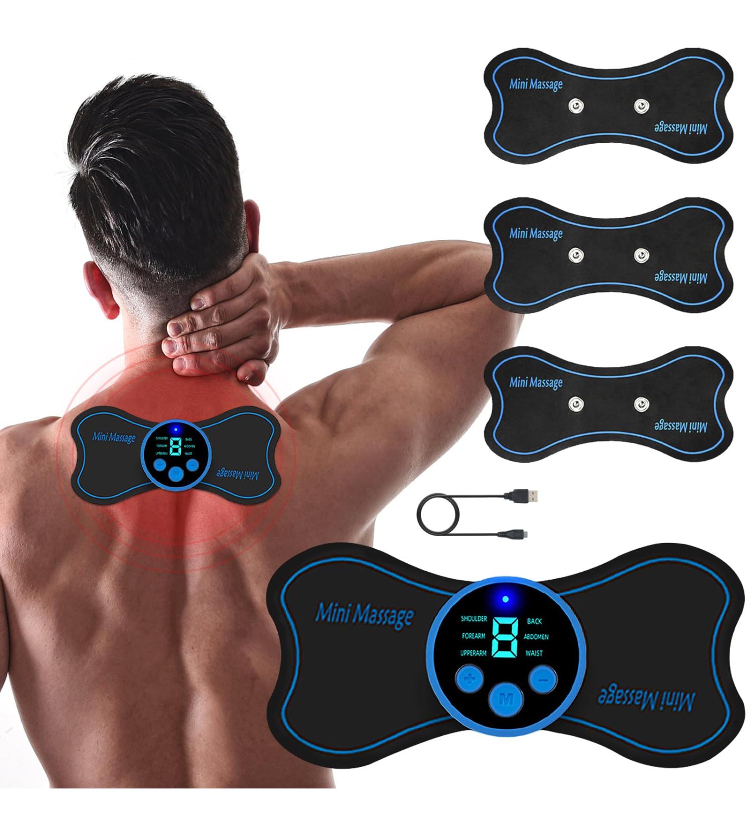 Jenylu EMS Massage Device - Deep Tissue Neck & Shoulder Massager Electro Stimulator for Back Legs & Belly Training - International Shipping - Buy Online on GoSupps.com