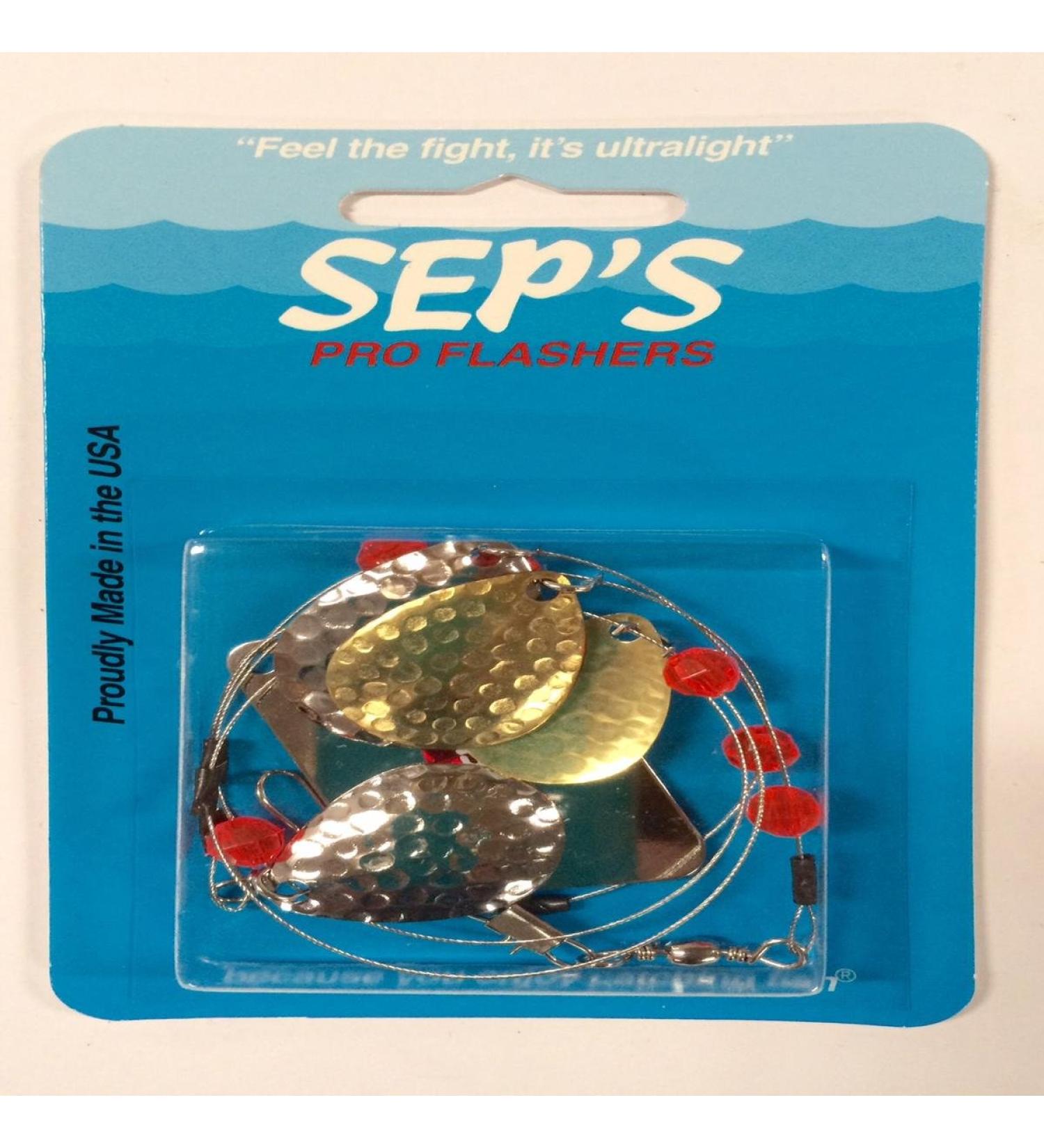 Sep's Pro Fishing Flasher Small Gold/Red