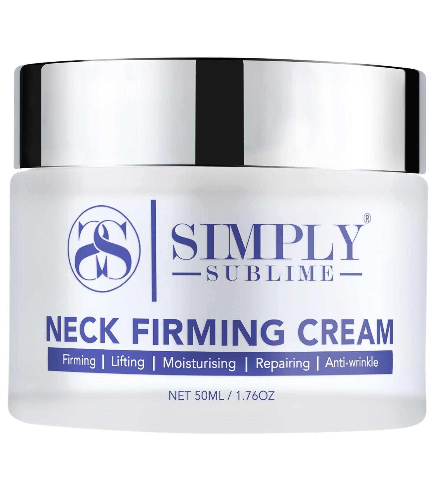 Neck Firming Cream | Double Chin Reducer | Anti-Wrinkle & Skin Tightening Formula - Buy Online on GoSupps.com