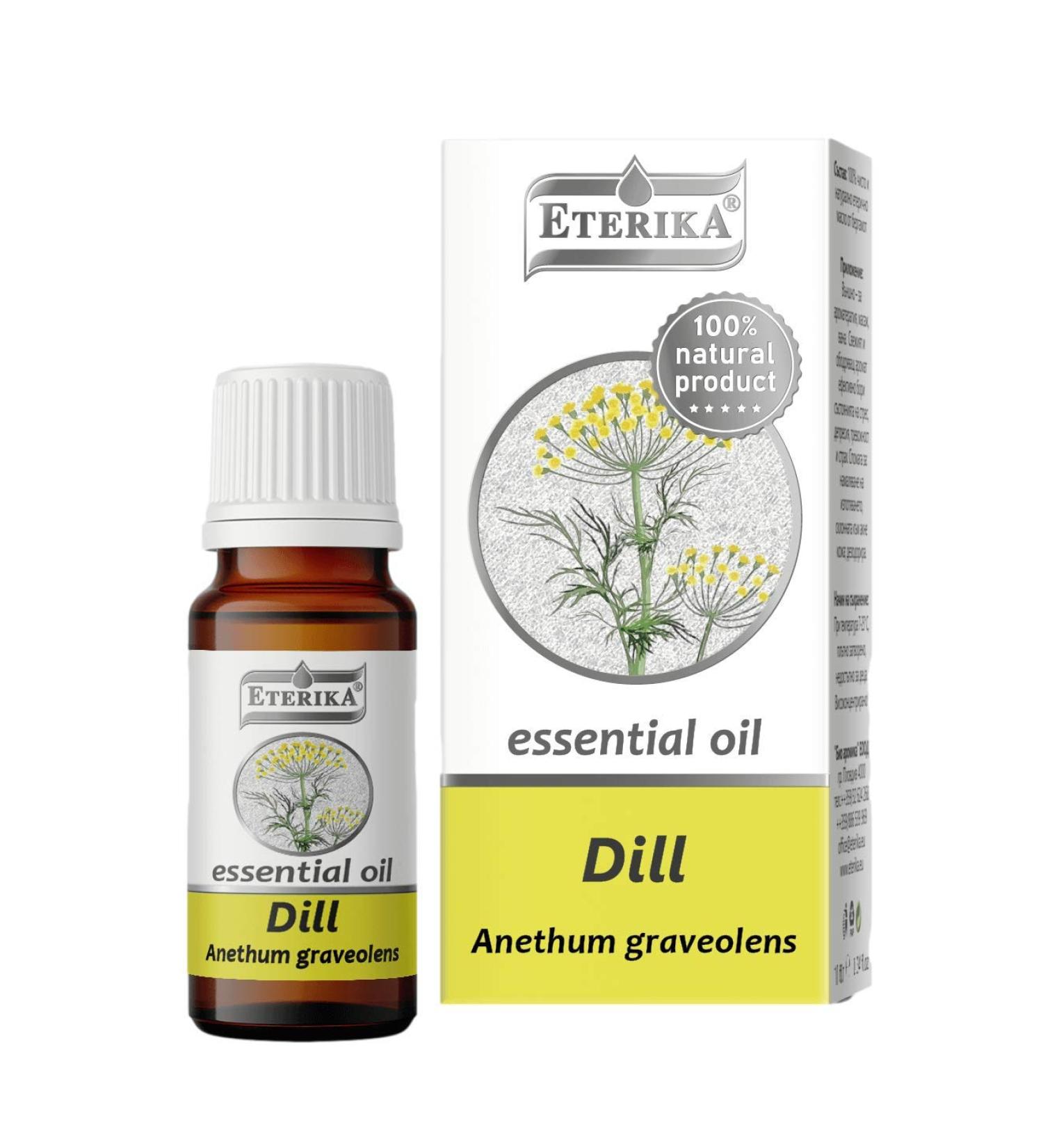 Eterika Dill Essential Oil - 100% Pure Anethum Graveolens - 10 ml | Buy Natural Essential Oils Online - Buy Online on GoSupps.com