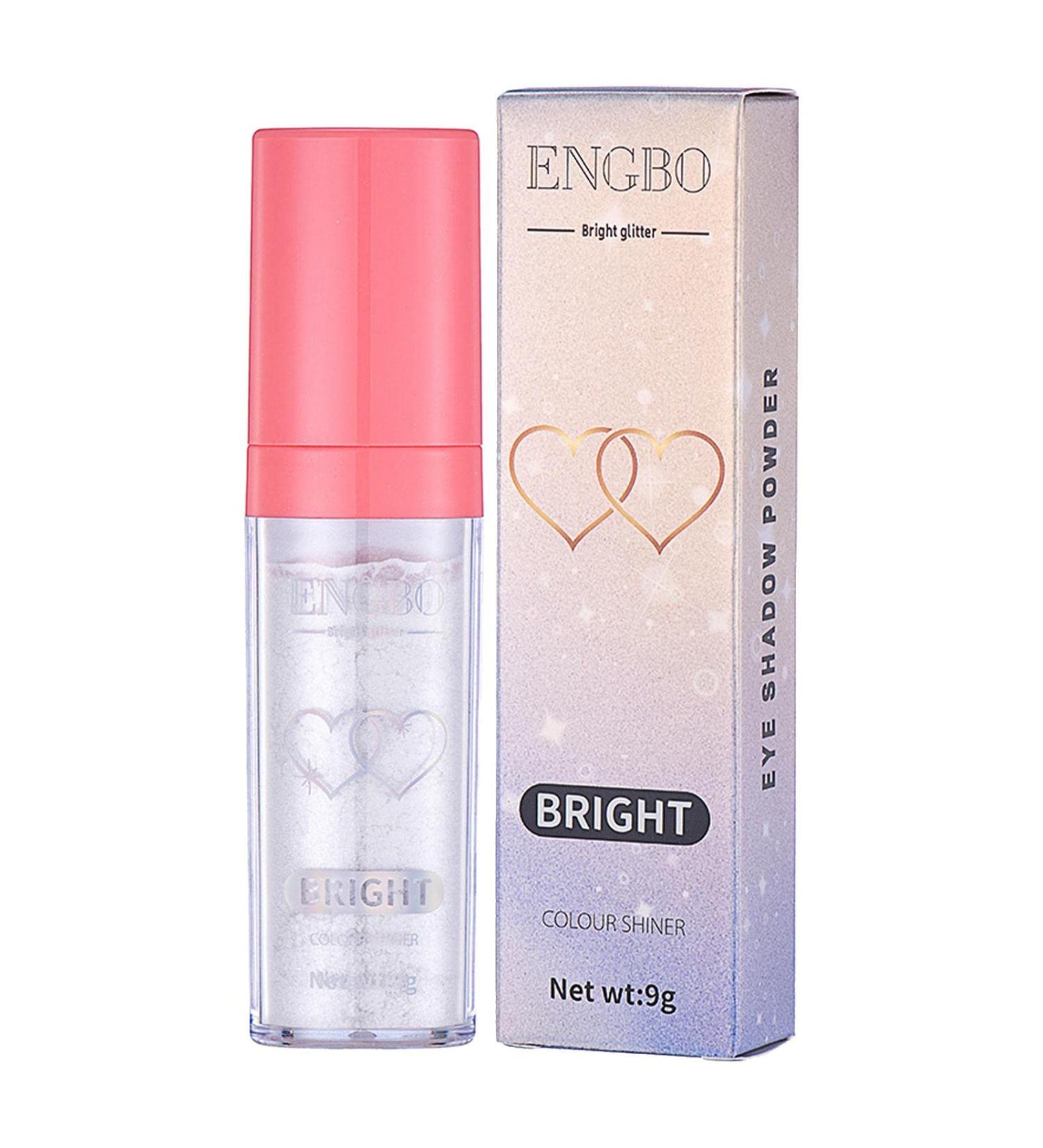 Face Powder - High Gloss Face Highlighter Powder Makeup Three-Dimensional Powder Makeup Brighten Makeup Blusher for Face&Body&Hair 9g Uaxiu 01#sliver - Buy Online on GoSupps.com