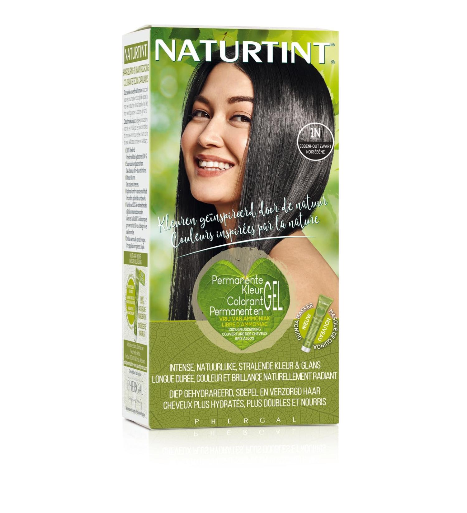 Naturtint Hair Color 1N - 165ml | Permanent Natural & Vegan Hair Dye | International Shipping Available - Buy Online on GoSupps.com