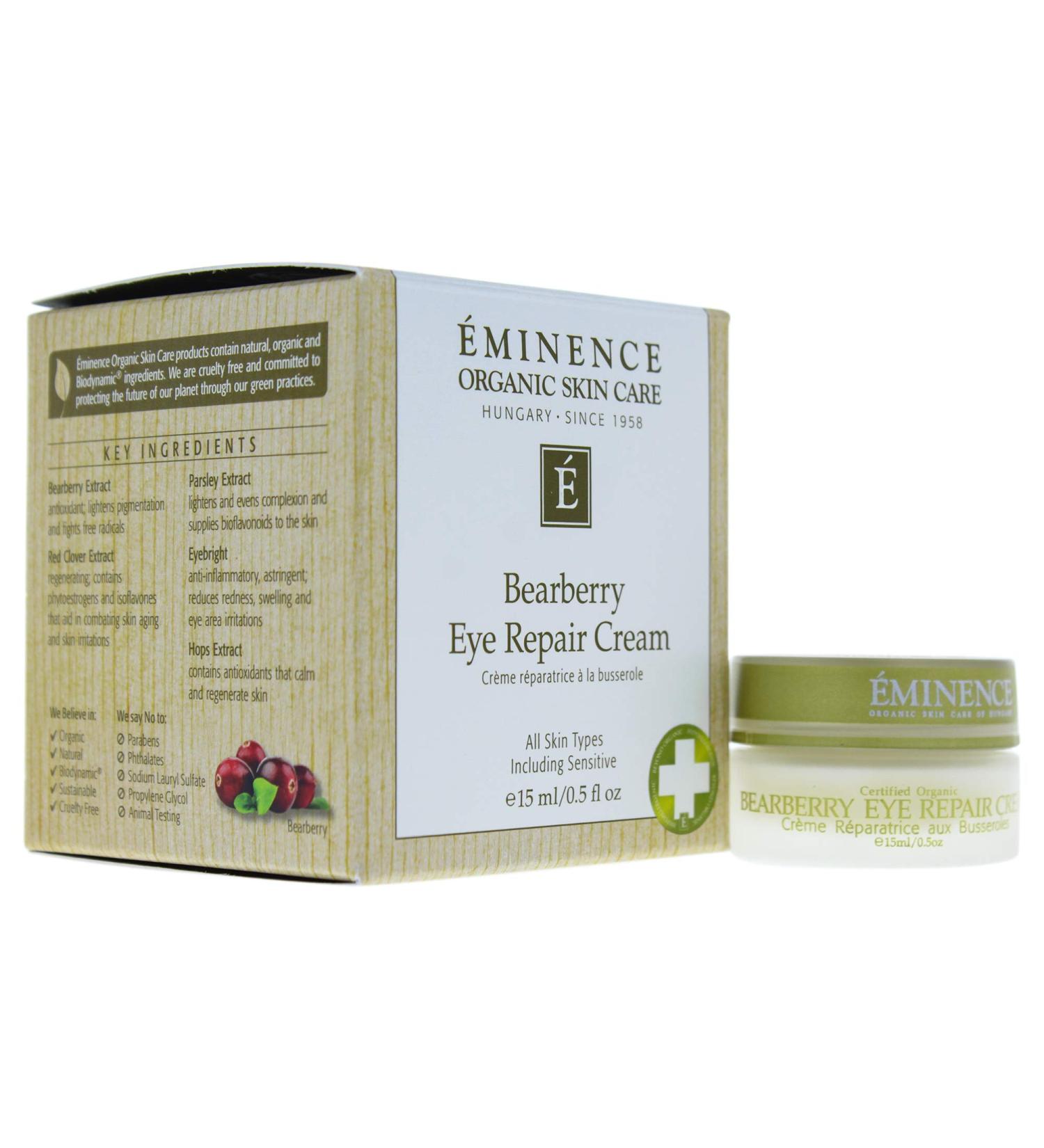 Eminence Organic Skincare Bearberry Eye Repair Cream  0.5 Fl Oz