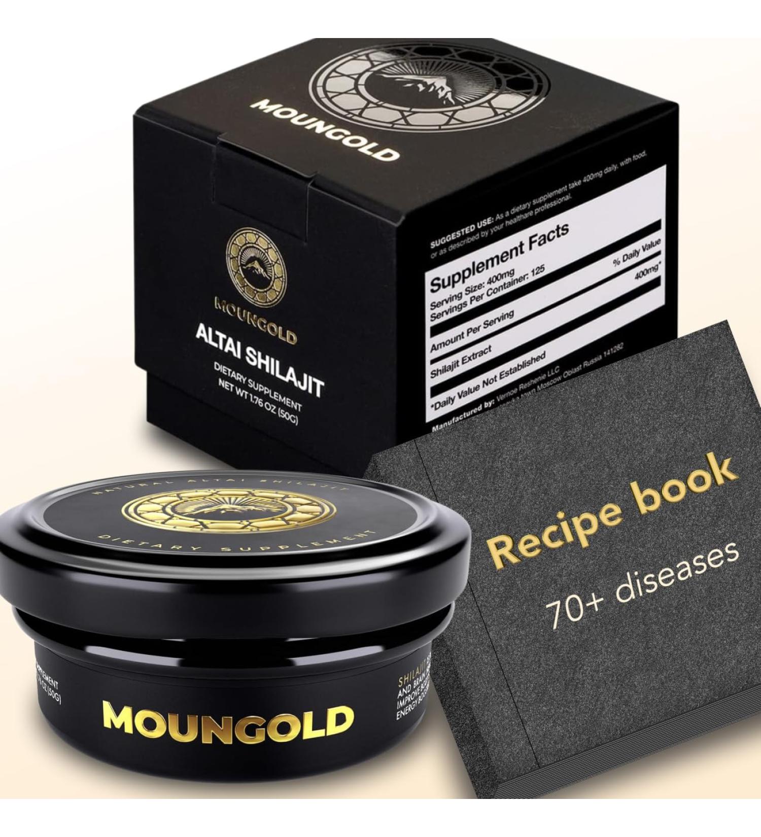 Organic Shilajit Resin - Pure Himalayan Fulvic Acid Source - 50g/1.7oz - 120 Days Supply - Buy Online on GoSupps.com