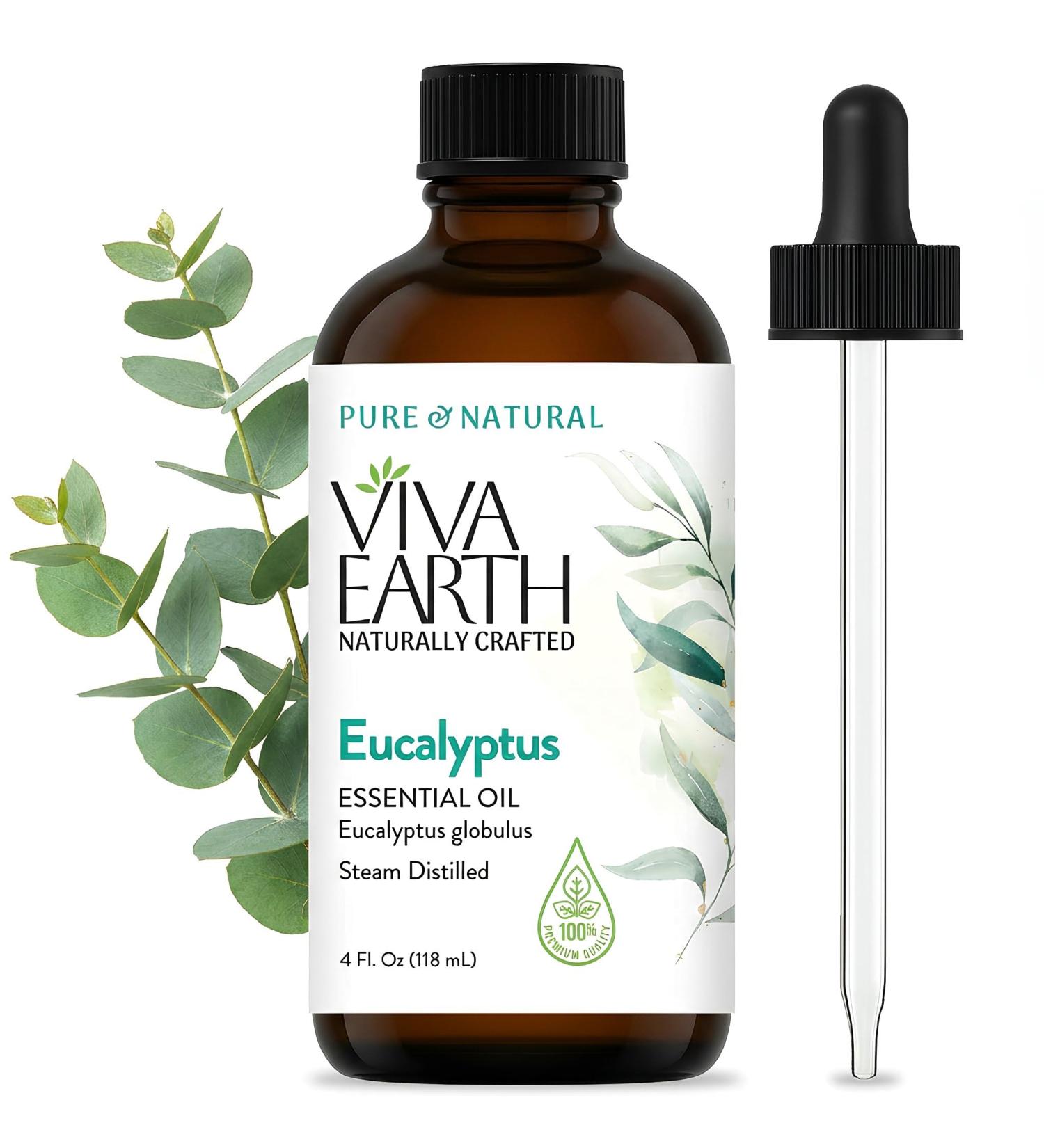 Eucalyptus Essential Oil 100% Pure and Natural Eucalyptus Oil Aroma for Diffusers Aromatherapy Hair and Scalp Care Skin Care Massage Oils Soap and Candle Making with Dropper 4 oz Eucalyptus 4 Fl Oz (Pack of 1) - Buy Online on GoSupps.com