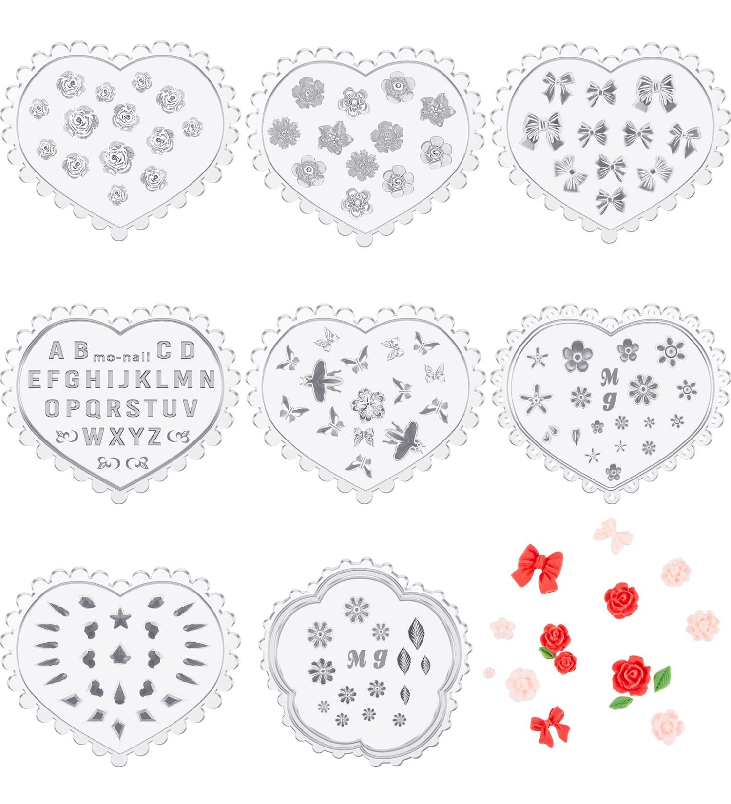 Zeyune 8 Pcs Flower Polymer Clay Earring Molds and Cutters for Jewelry Making - Buy Online on GoSupps.com