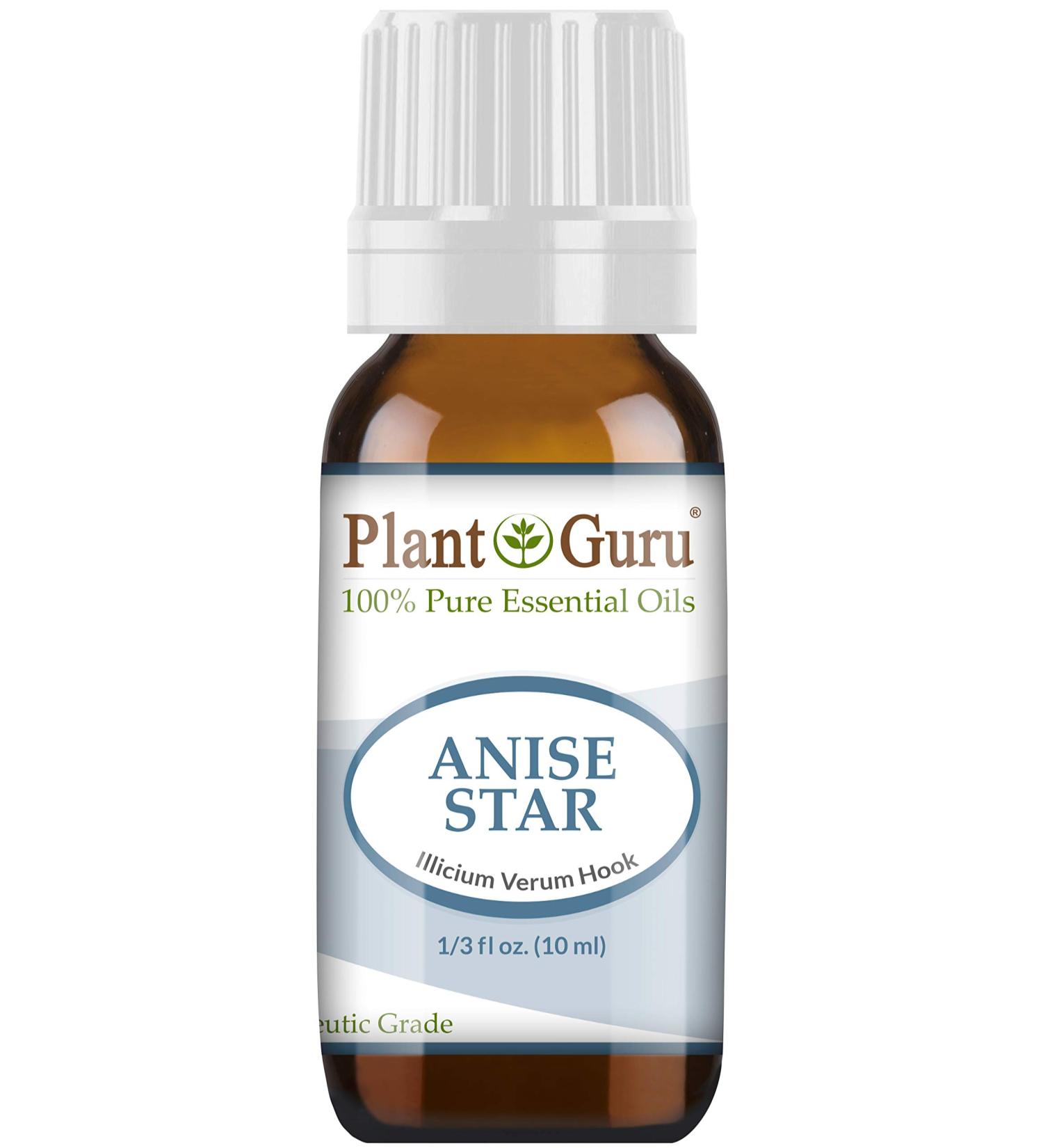 Anise Star Essential Oil 10 ml 100% Pure Undiluted Therapeutic Grade. 0.33 Fl Oz (Pack of 1)