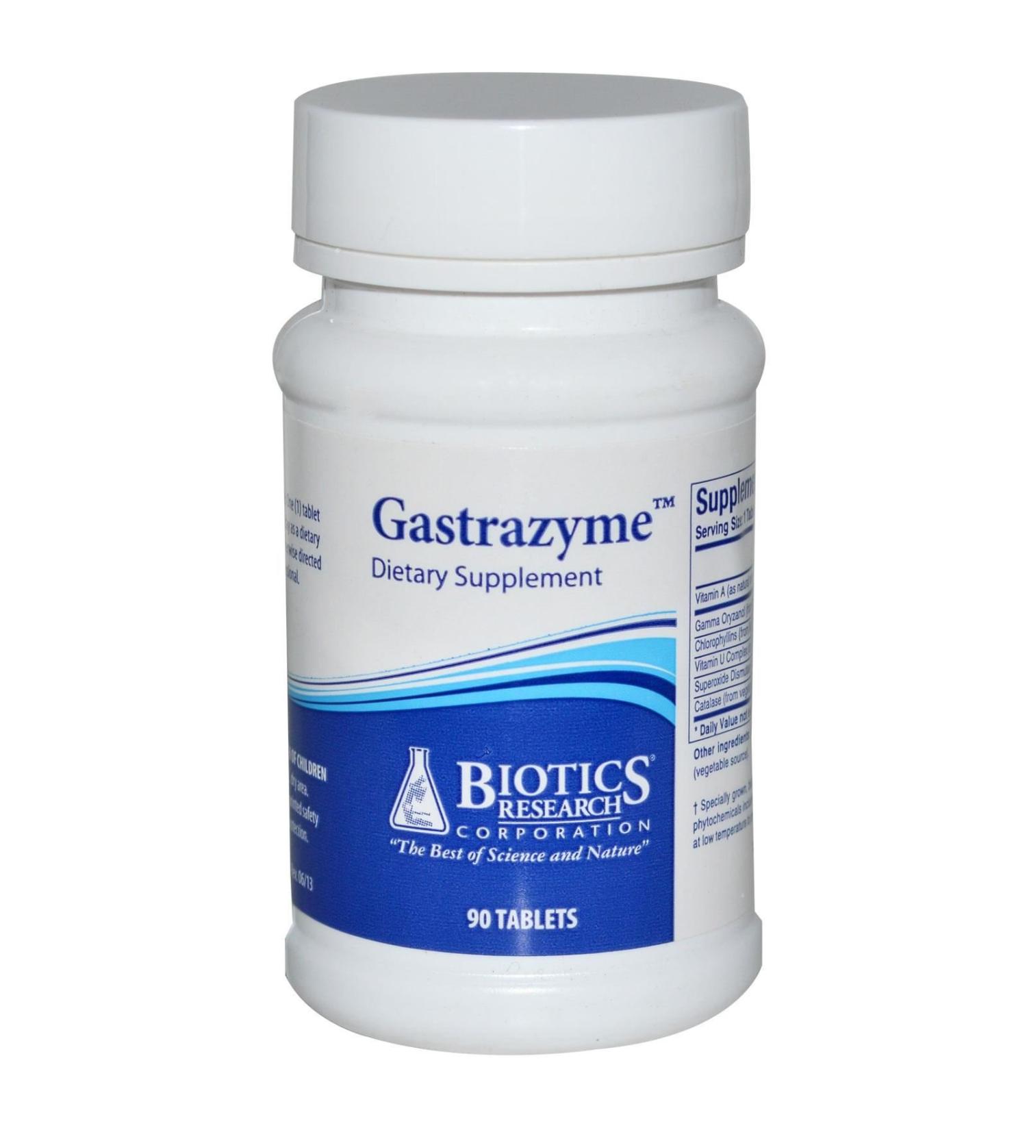 Biotics Research Gastrazyme (Vit. U Complex) 90 Tablets