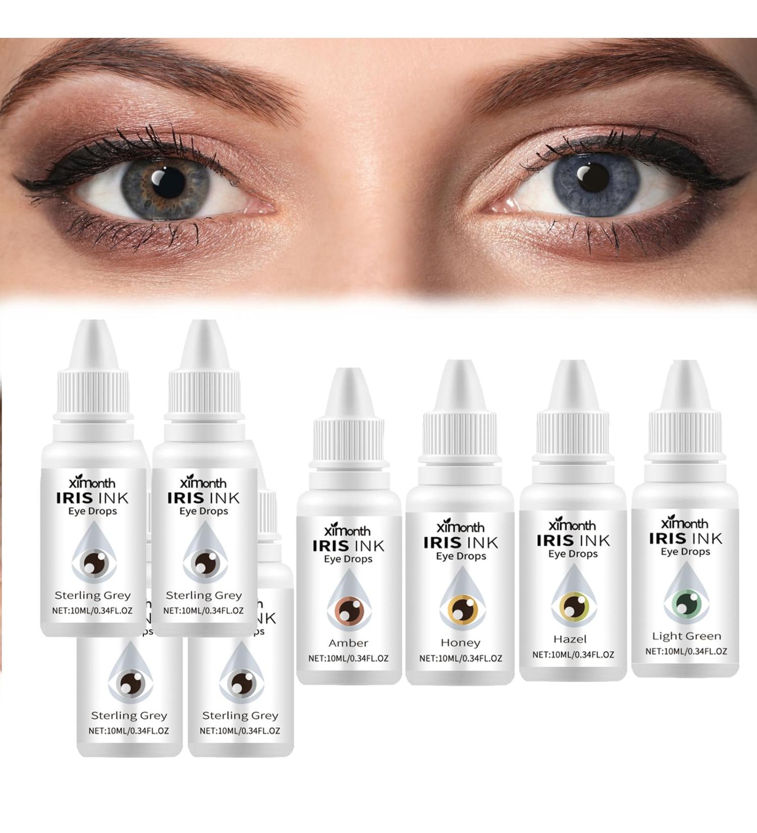 Irisink Eye Drops Irisink Color Changing Eye Drops Irisink Pro Eye Drops Change Eye Color Lighten and Brighten Your Eye Color (8Pcs CCCABCDE) 8Pcs Cccabcde - Buy Online on GoSupps.com
