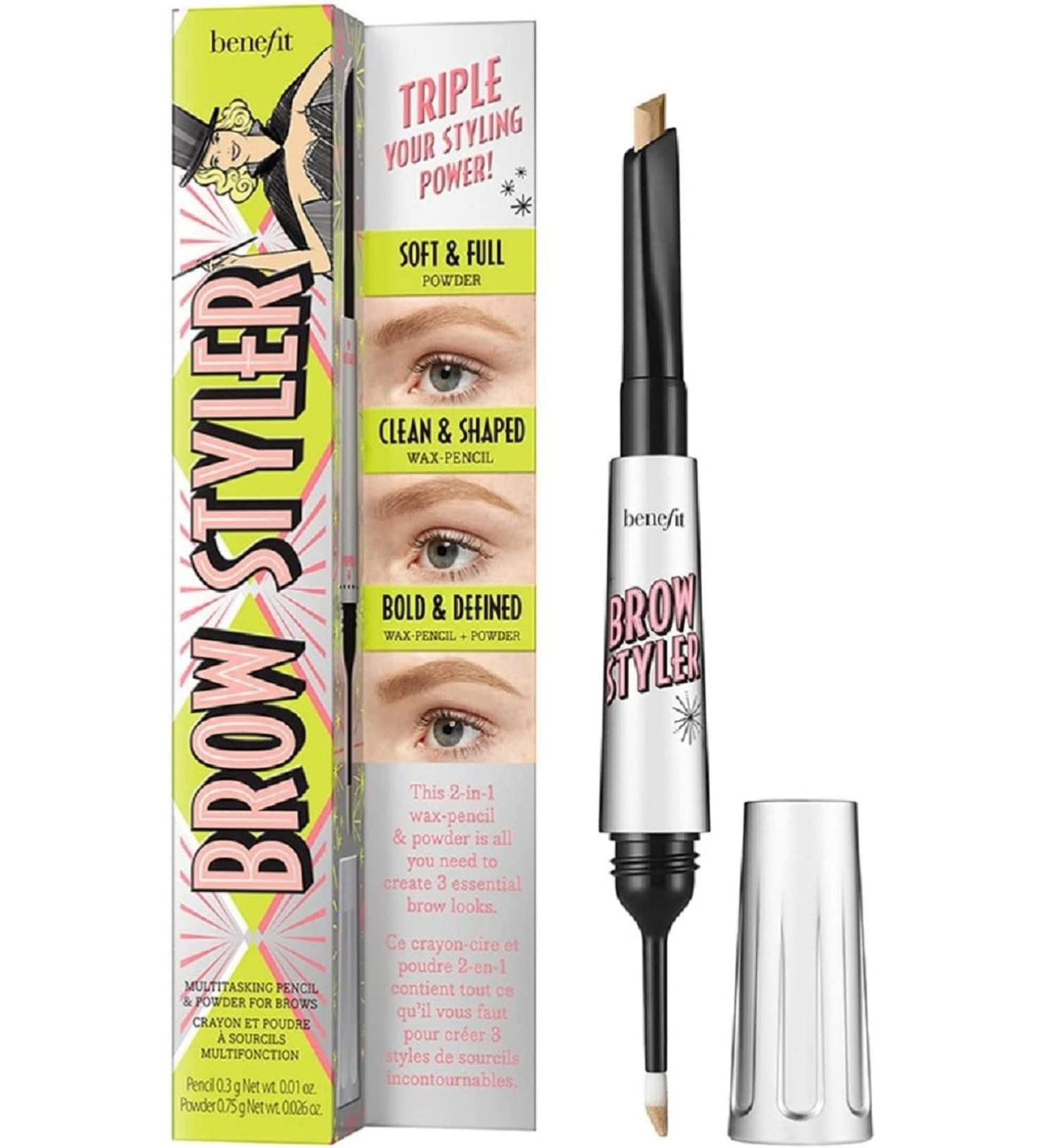Benefit Brow Styler Duo Cool Light Blond 1 - Cool Light Blonde | Ultimate Brow Styling Tool - Buy Online on GoSupps.com