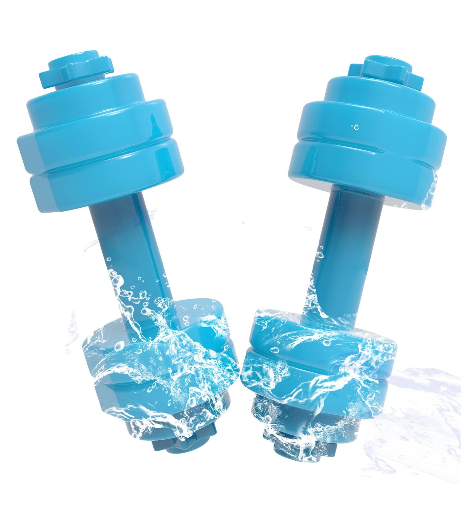 2PC Fstcrt Water Weights Aquatic Dumbbells - Blue | Pool Exercise Set for Water Aerobics, Resistance Training, Aqua Fitness & Weight Loss - Buy Online on GoSupps.com